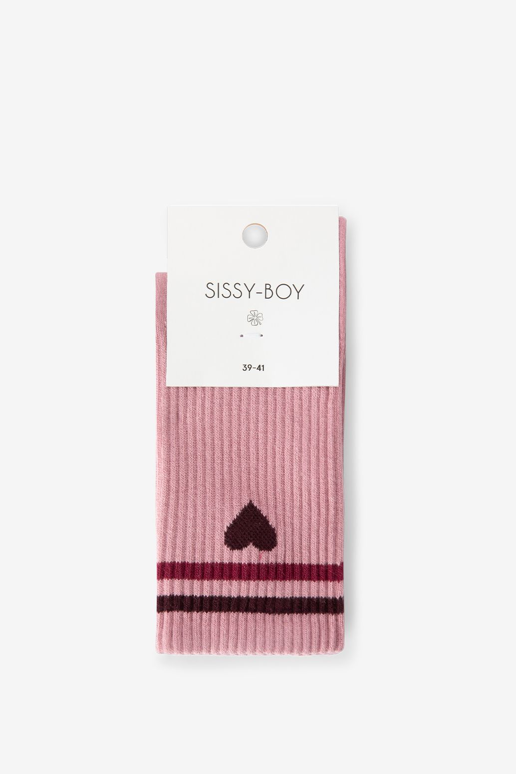 Socken mit Herz - rosa