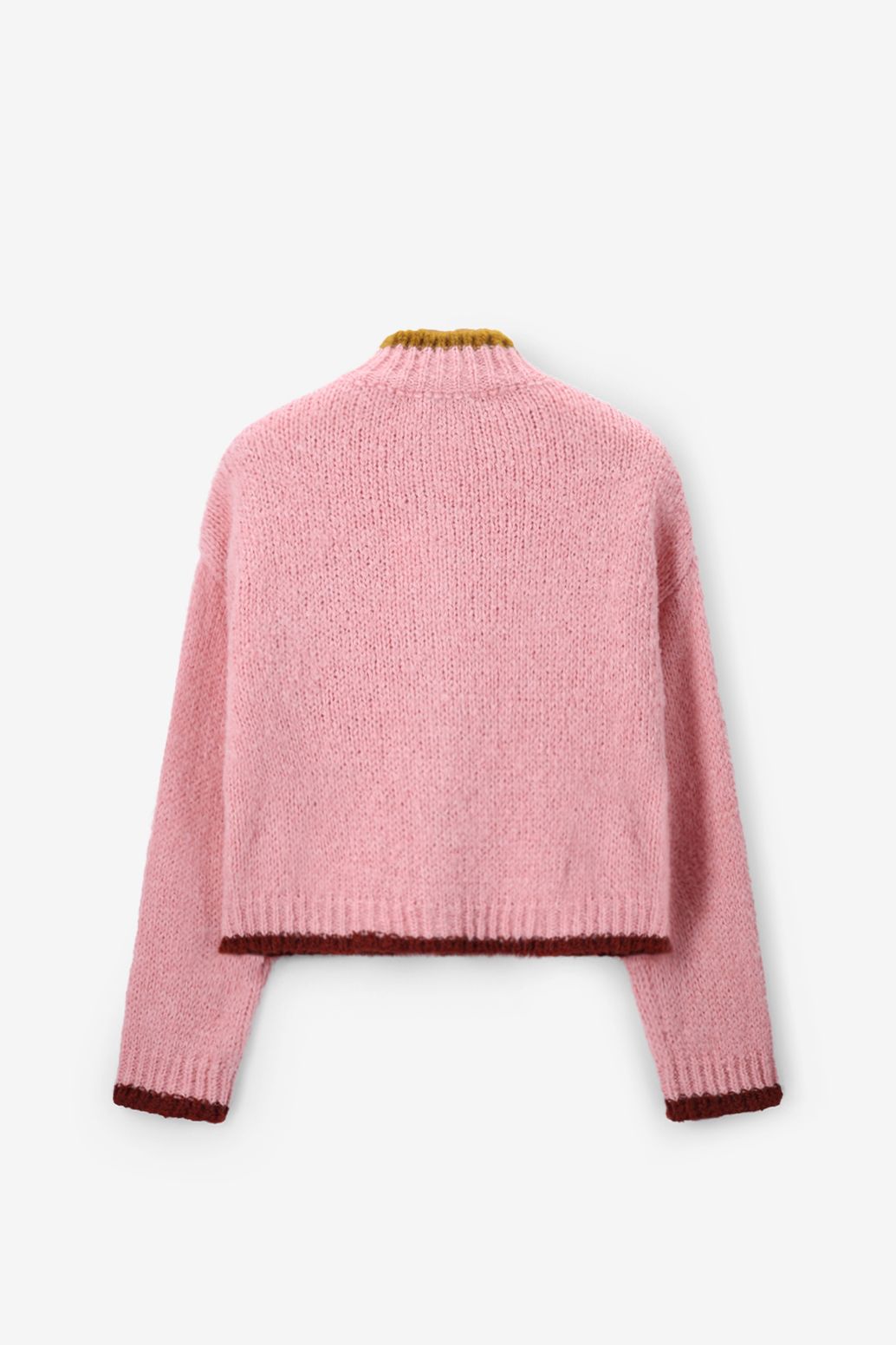 Gilet color block - rose