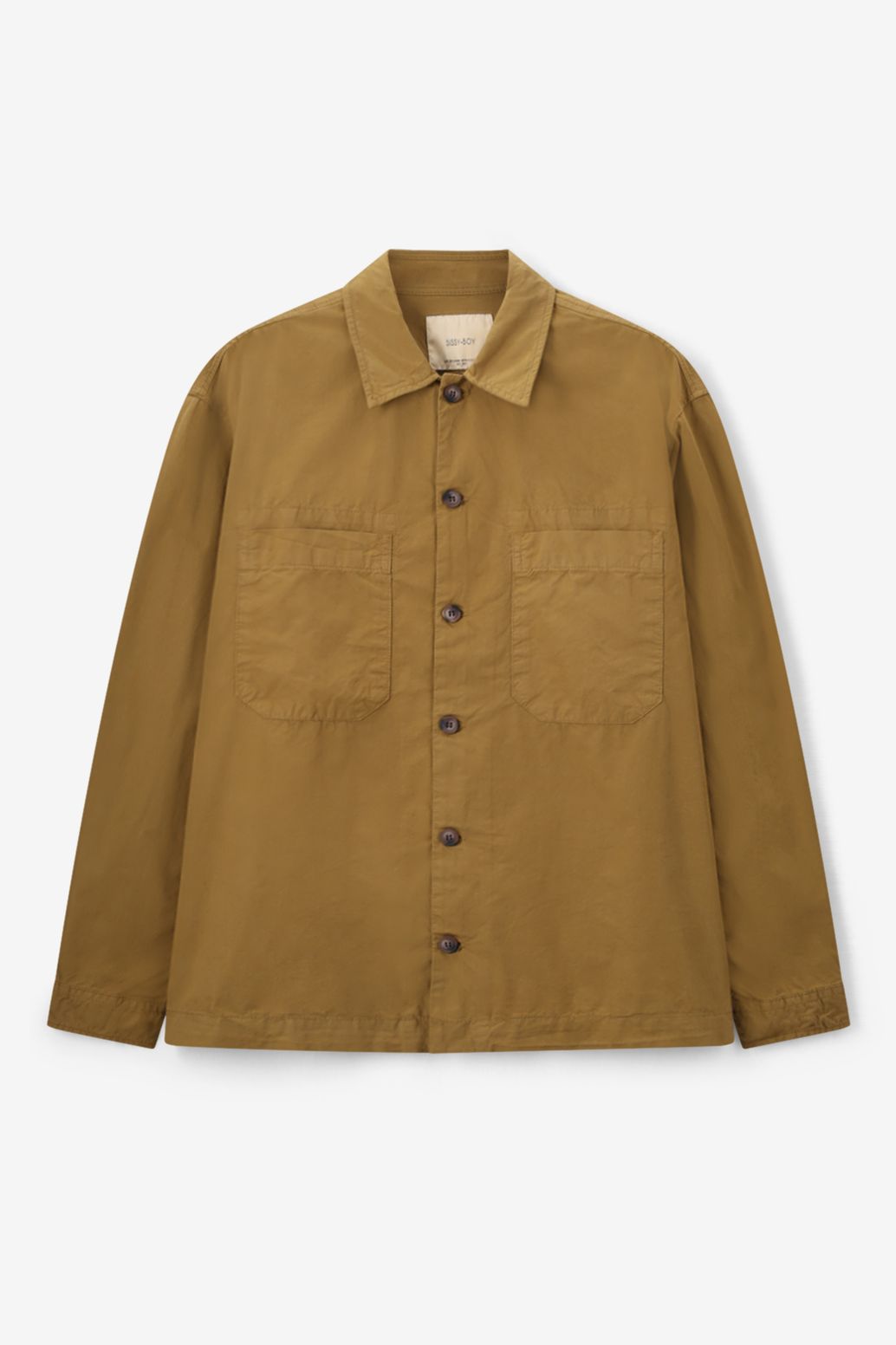 Donkergroen jack met opgestikte zakken