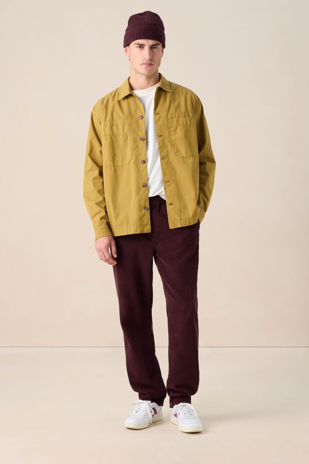 Donkergroen jack met opgestikte zakken