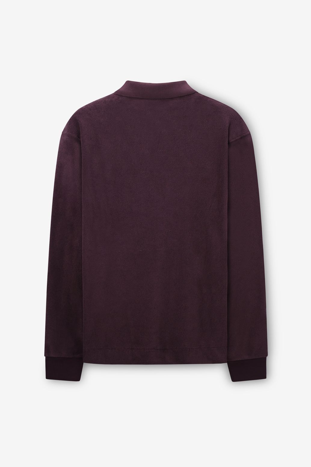 Sweat en tissu éponge - marron