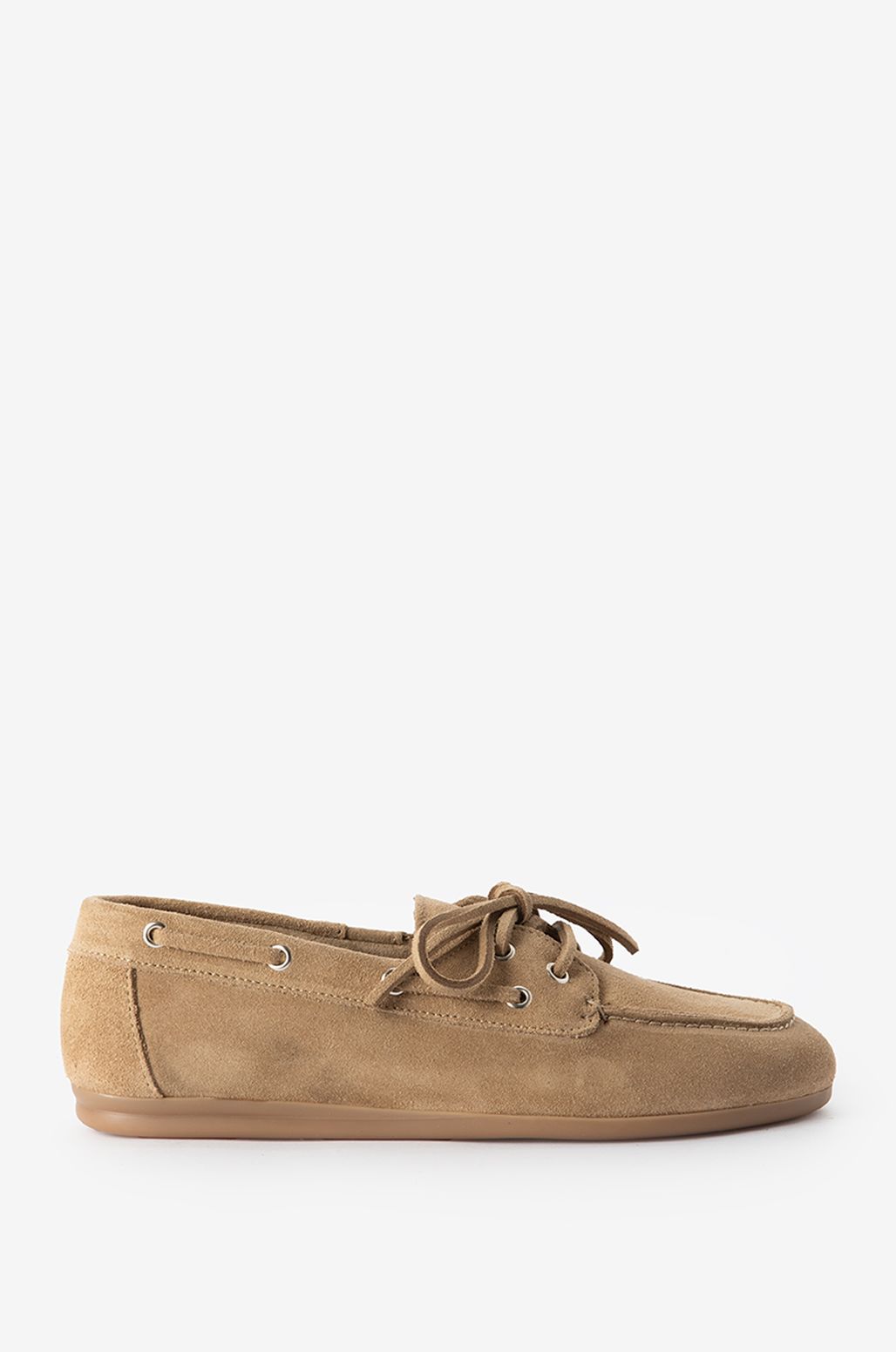 Beige suède bootschoenen