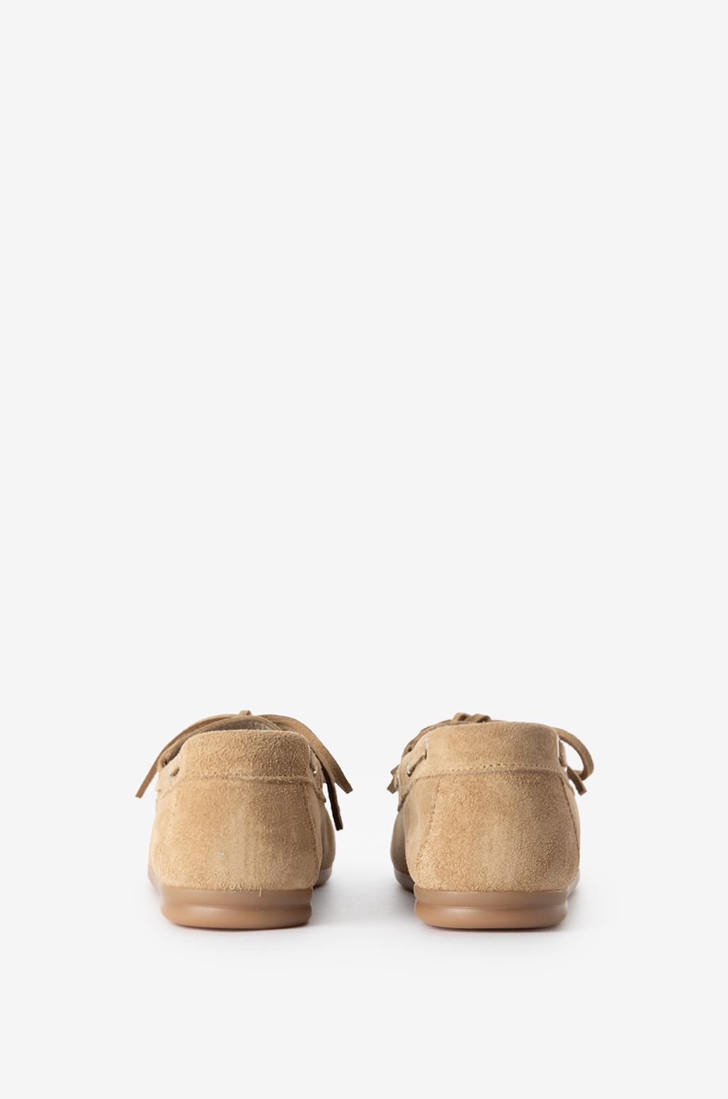 Beige suède bootschoenen