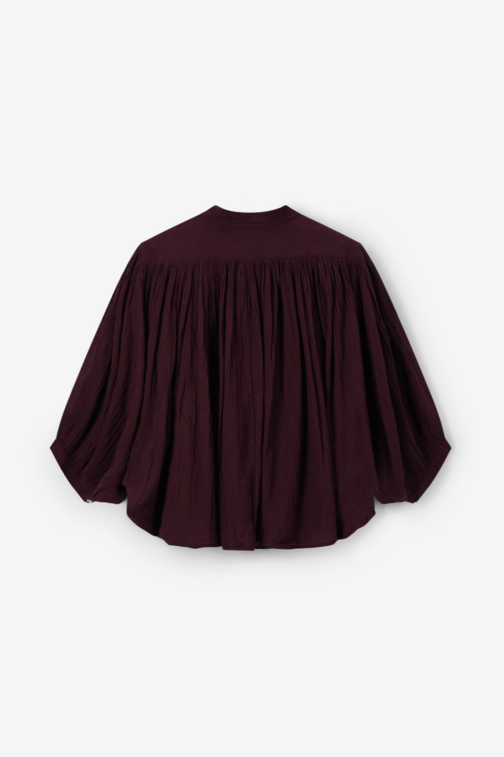 Blouse ample - marron foncé