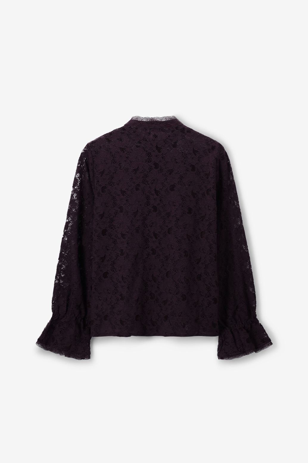 Blouse en dentelle - noir