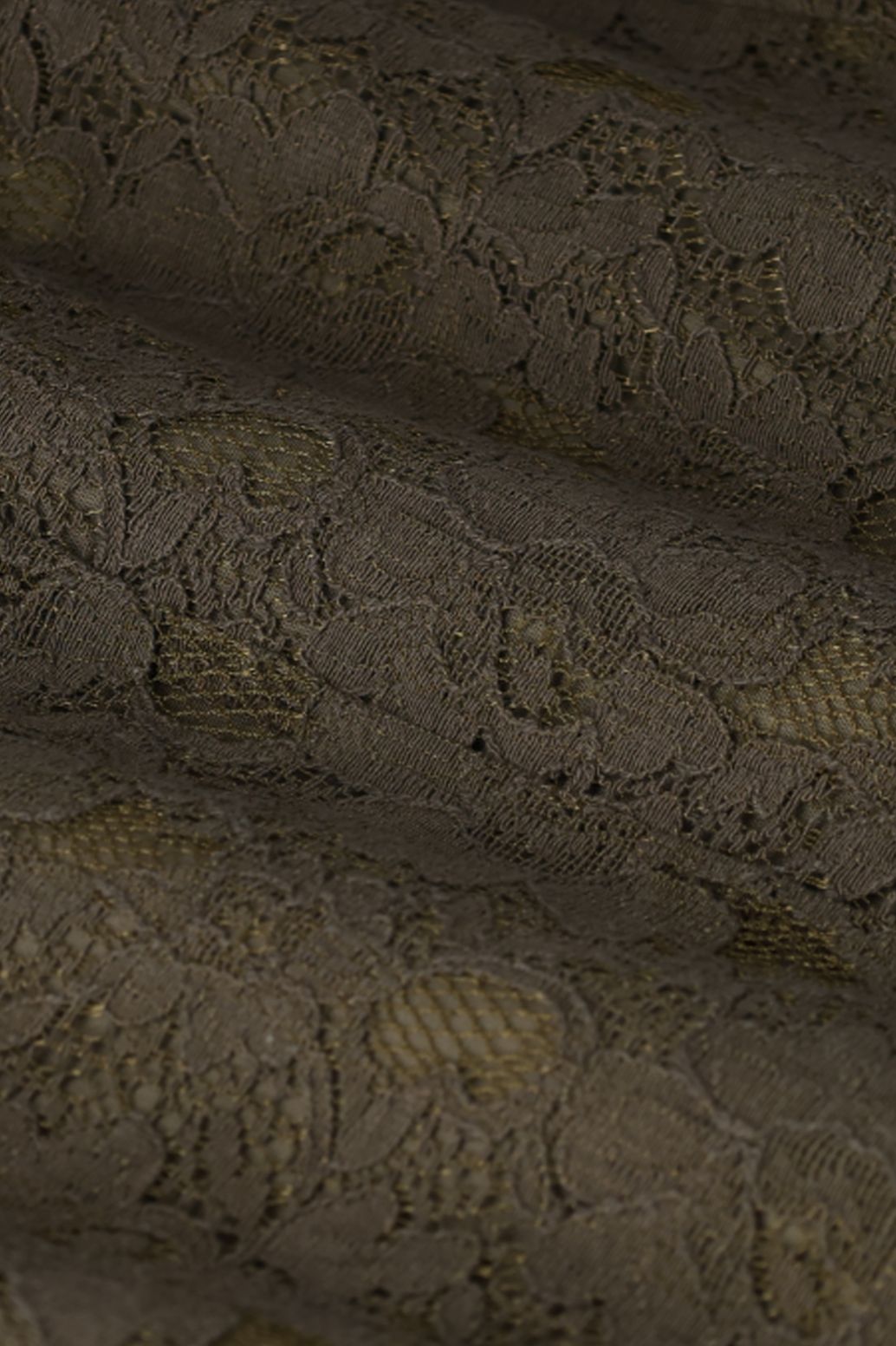 Donkergroene kanten maxi rok