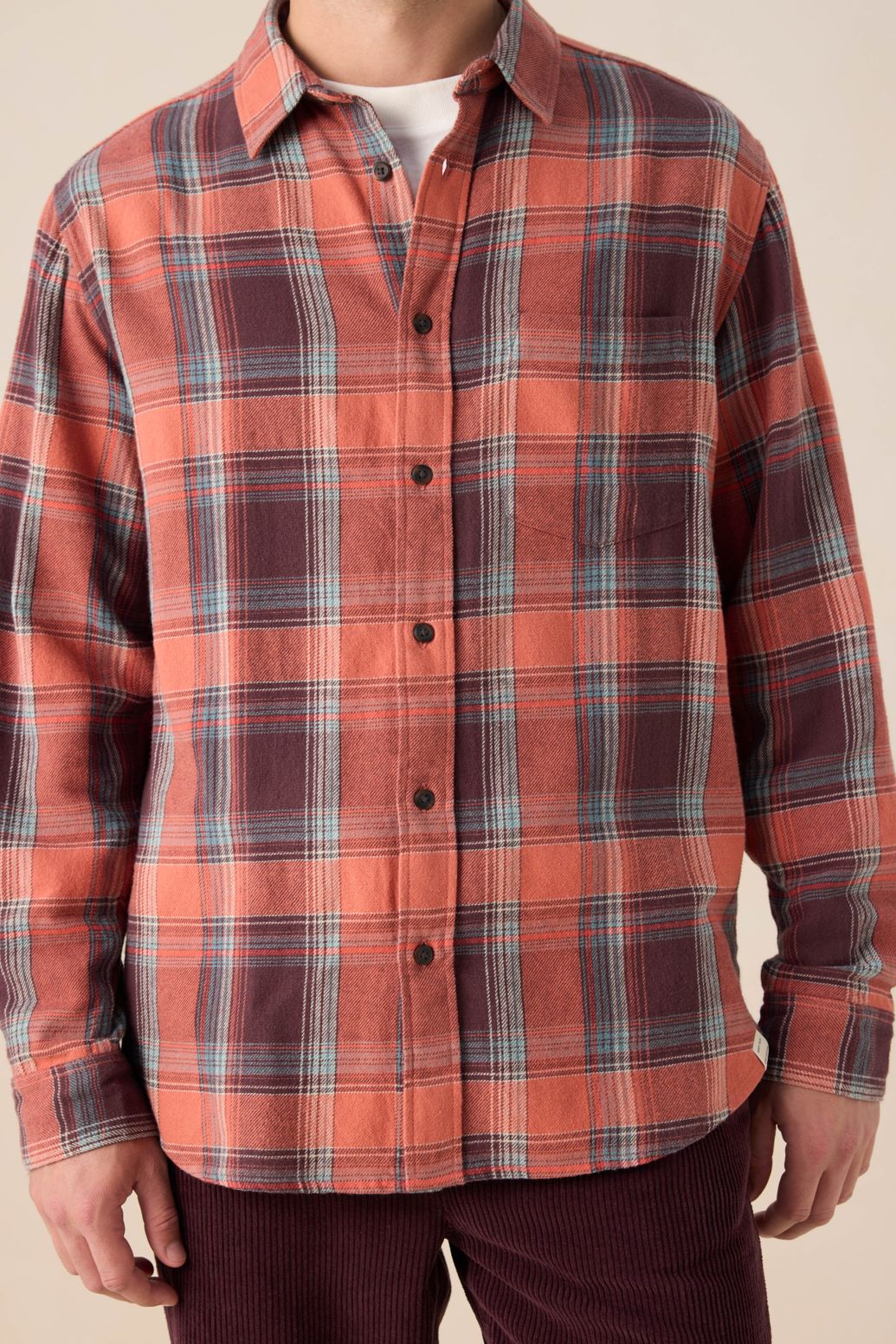 Kariertes Hemd - rot