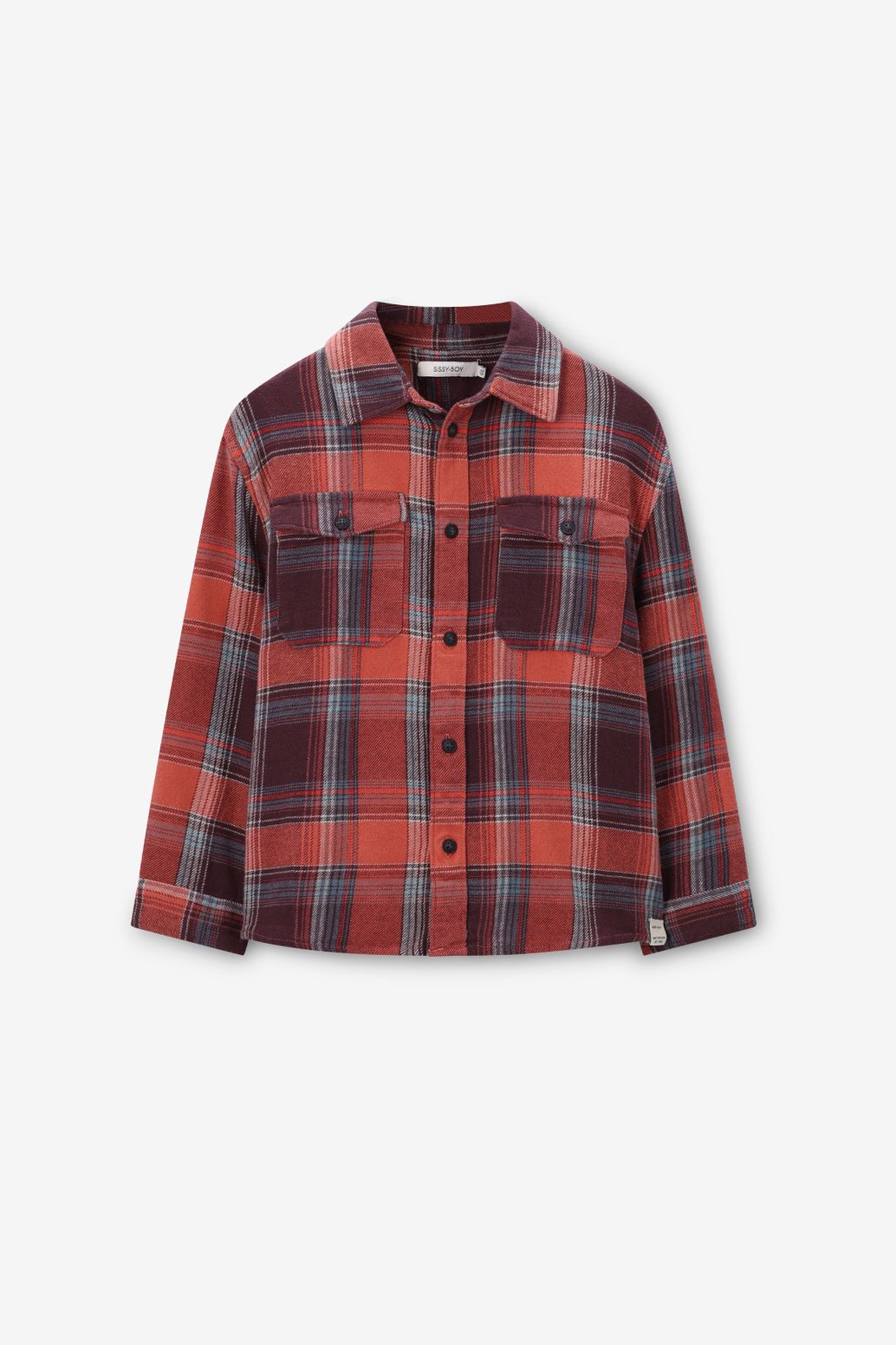 Kariertes Hemd - rot