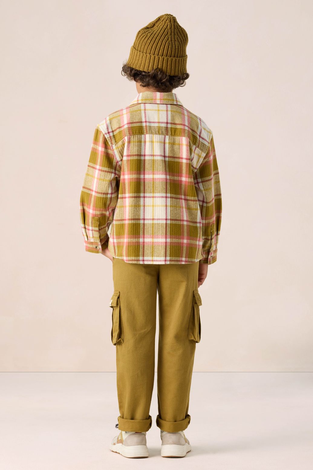 Chemise à carreaux - vert foncé