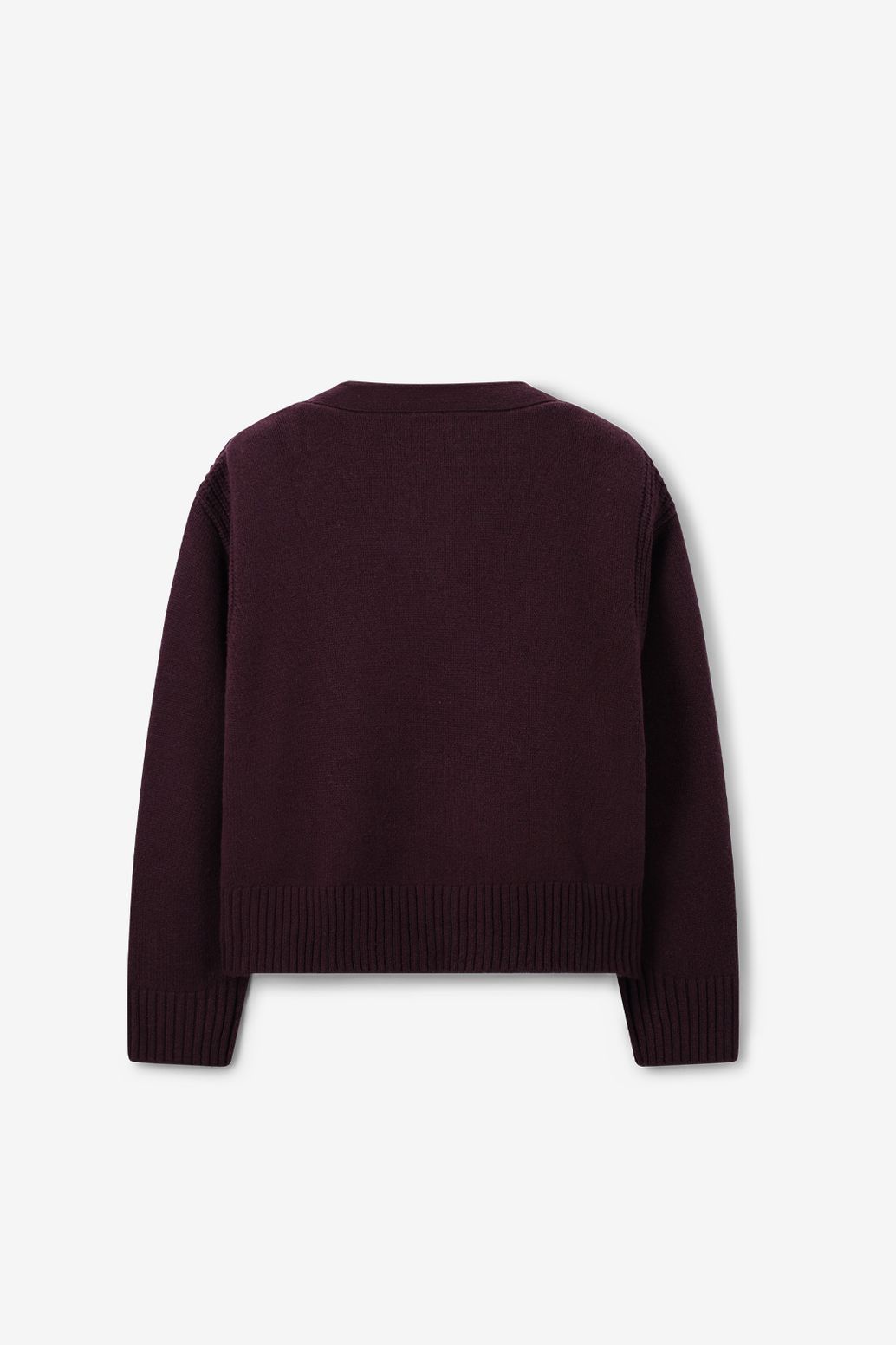 Pull avec boutons - marron foncé