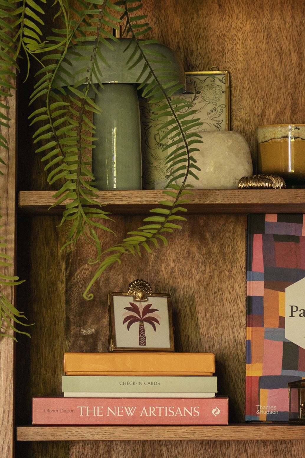 Cadre photo avec coquillage - doré