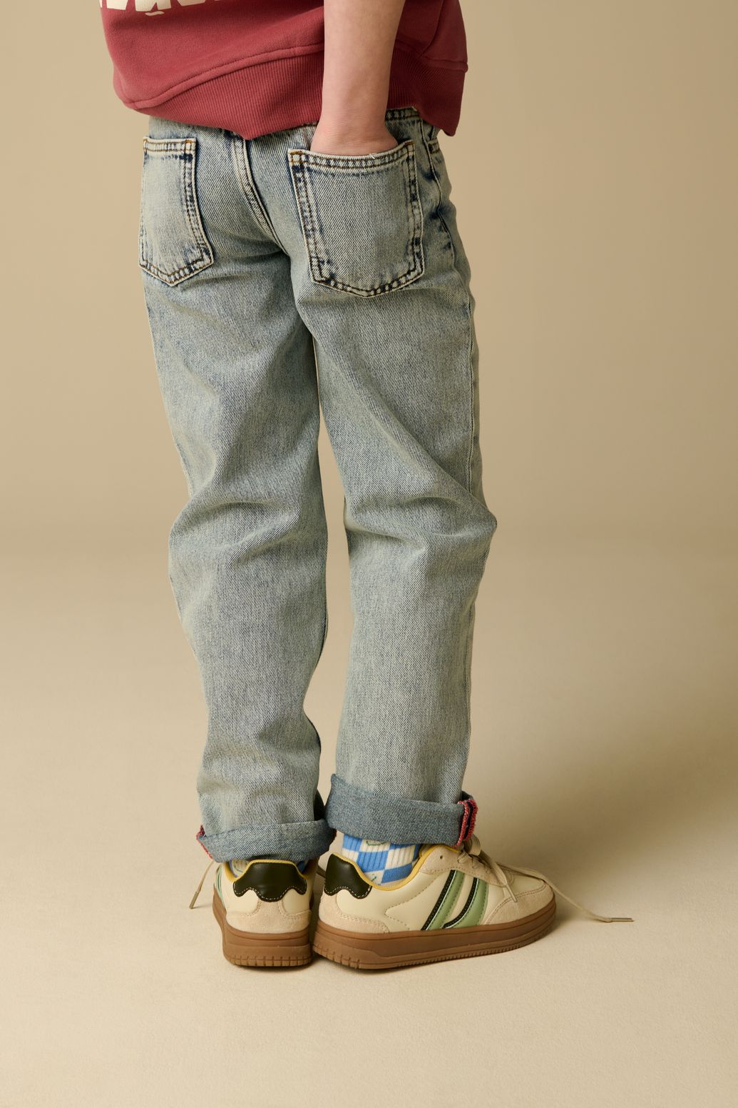 Jean jambes droites - bleu clair