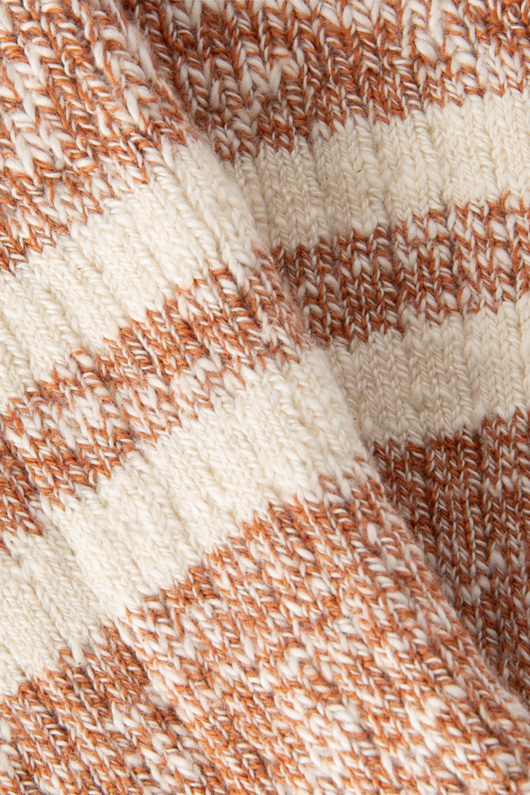 Chaussettes avec rayures - orange