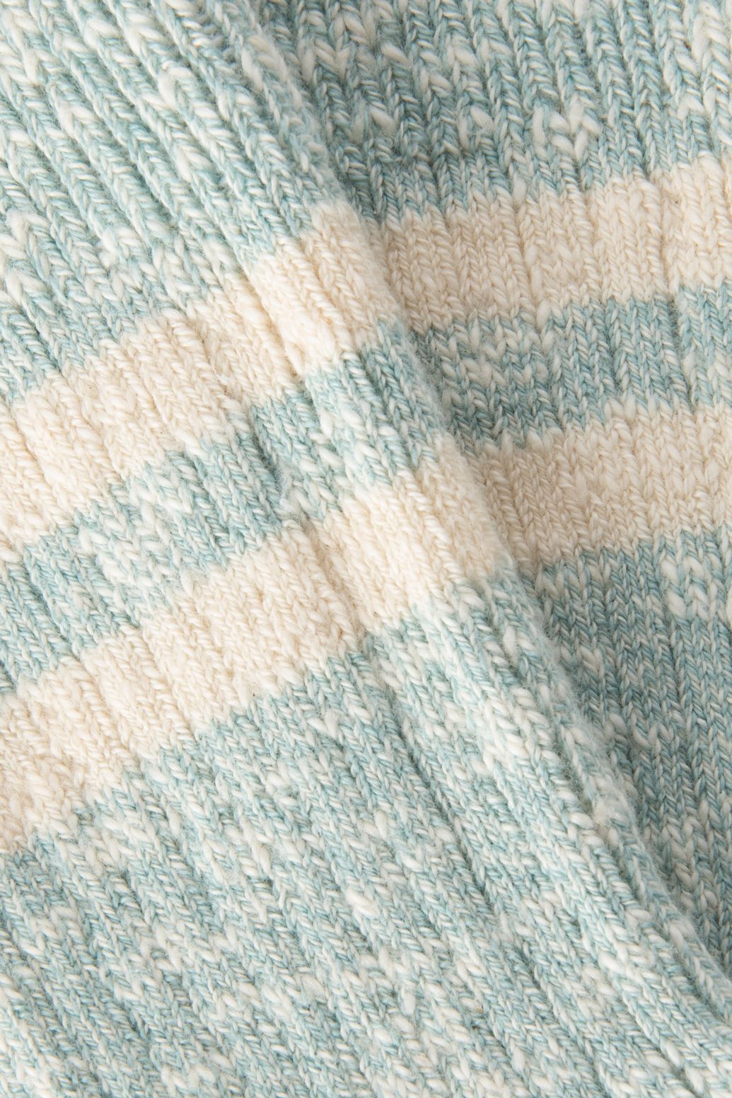 Chaussettes avec rayures - bleu clair