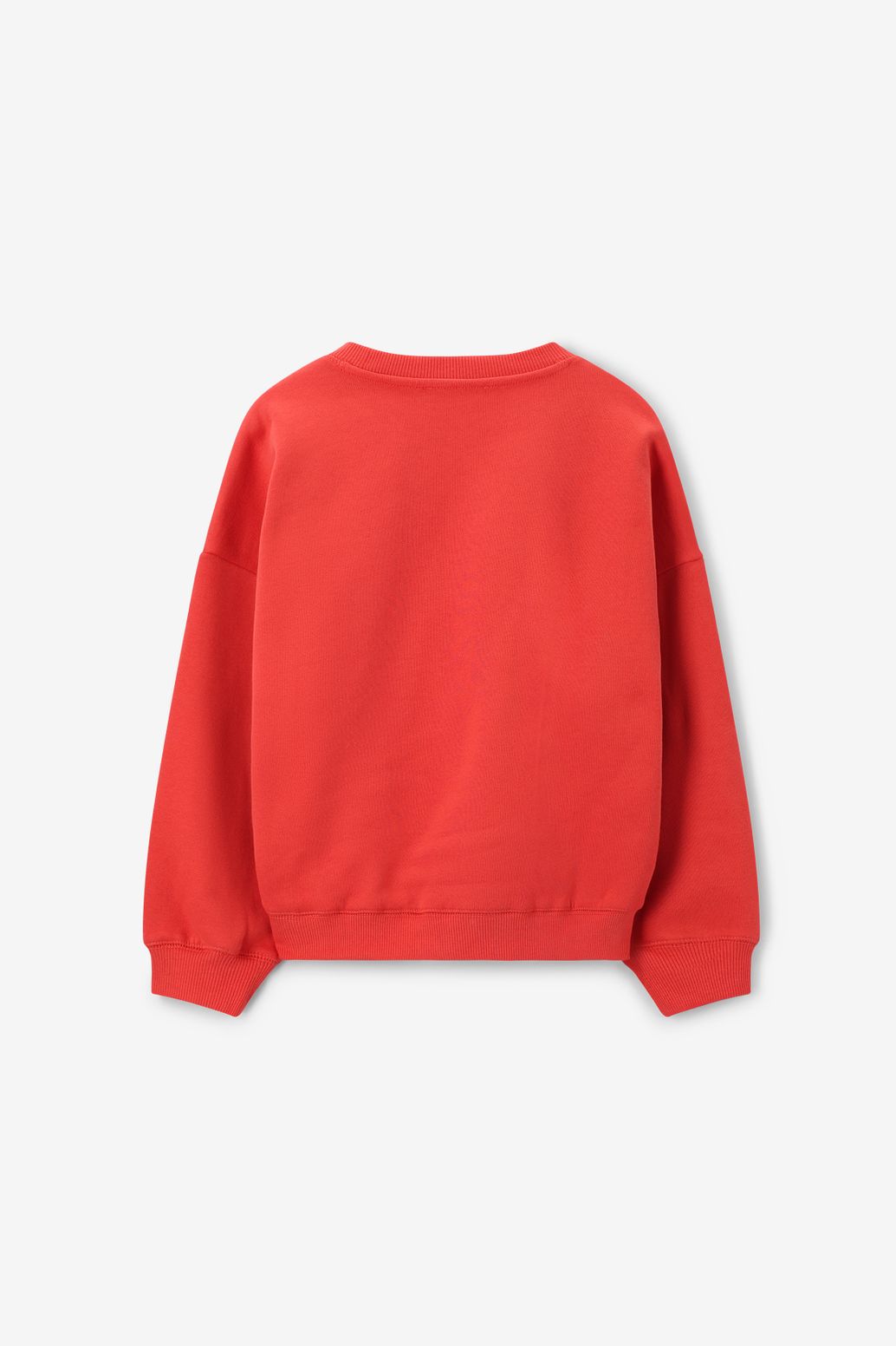 Sweat avec illustration - rouge