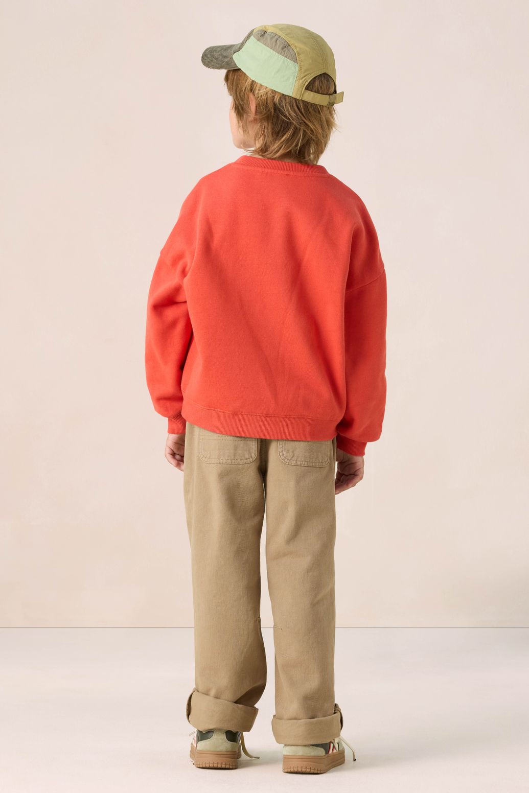 Sweat avec illustration - rouge