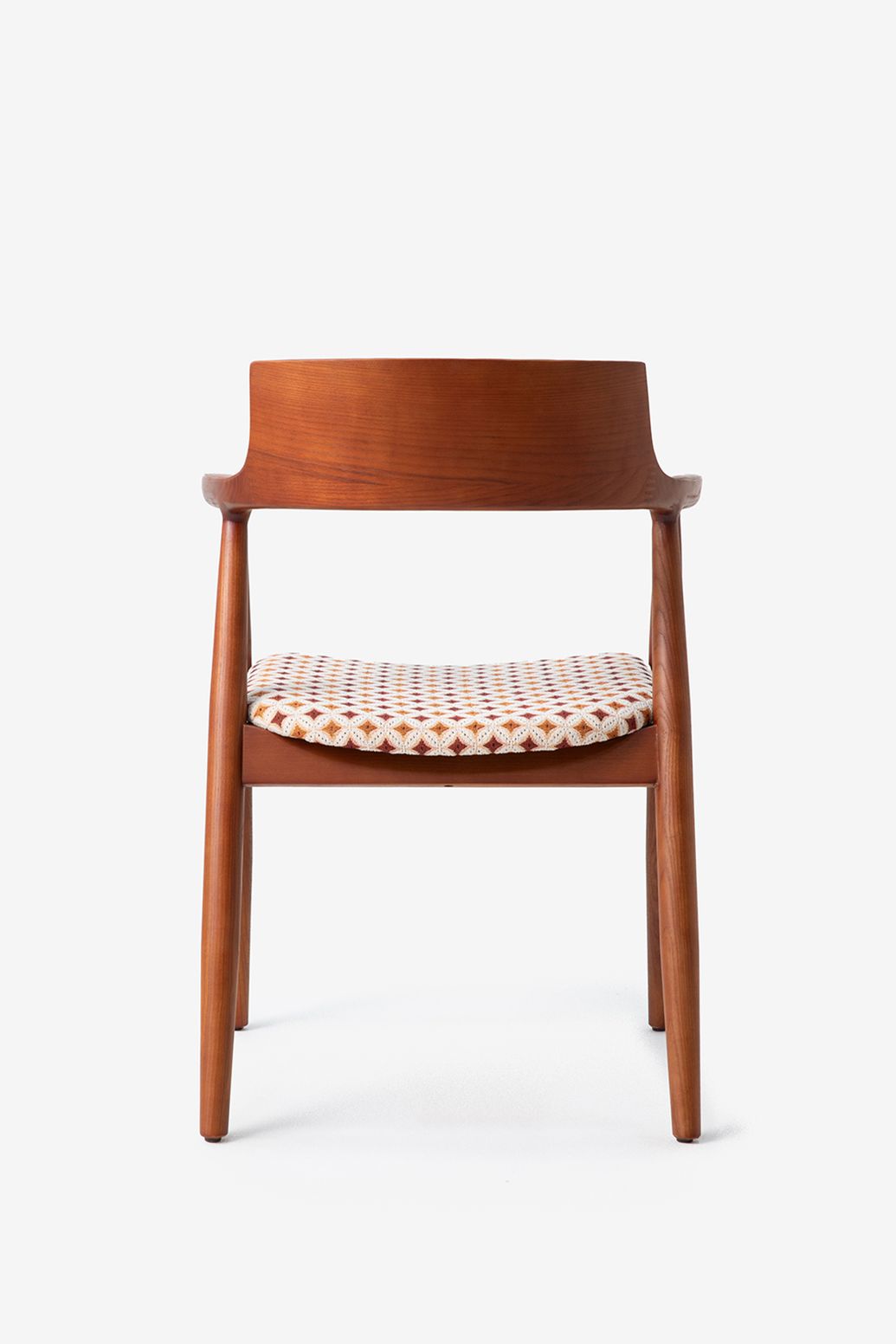 Chaise de salle à manger Giulia en bois avec imprimé