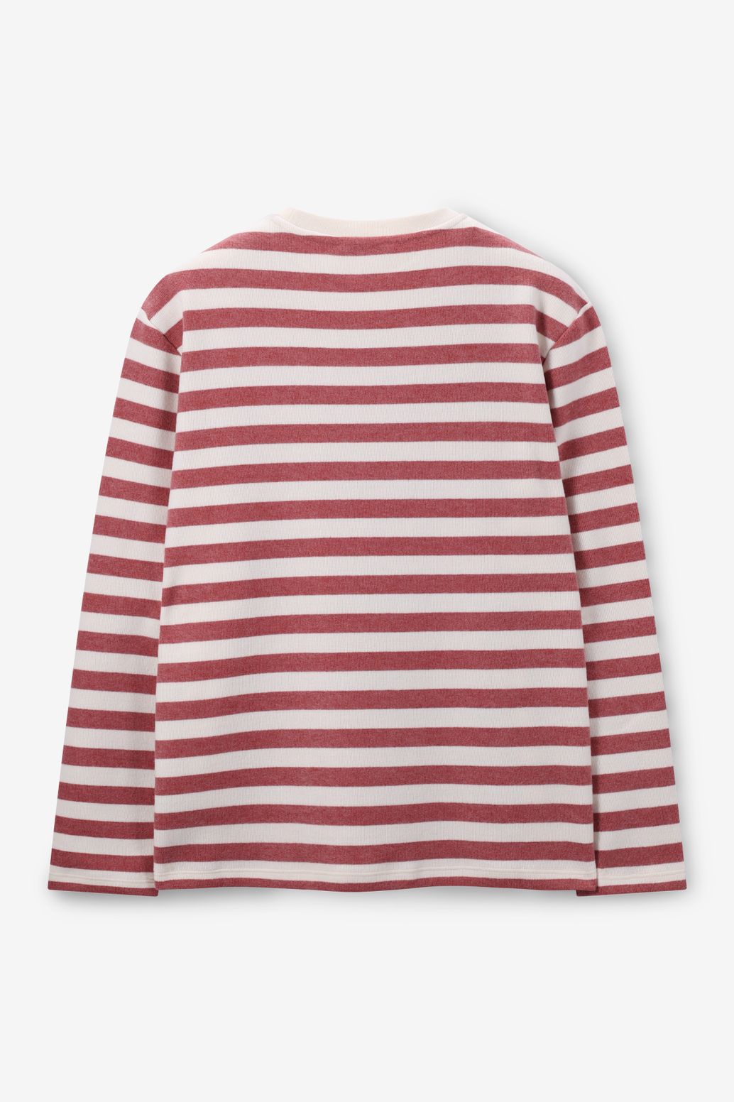 Rode gestreepte sweater