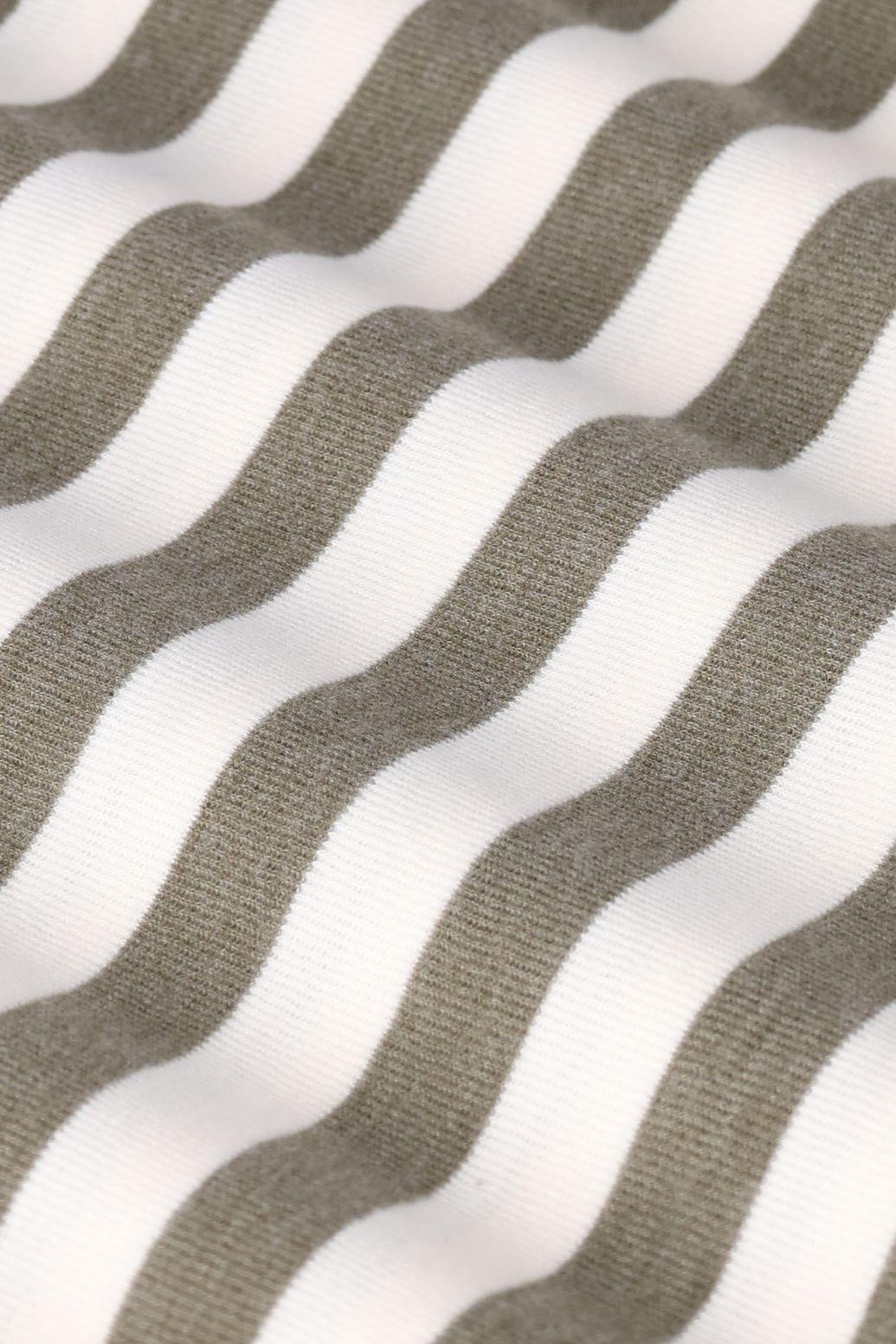 Donkergroene gestreepte sweater