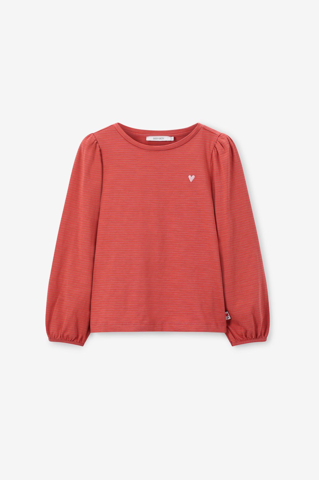 Rode gestreepte longsleeve