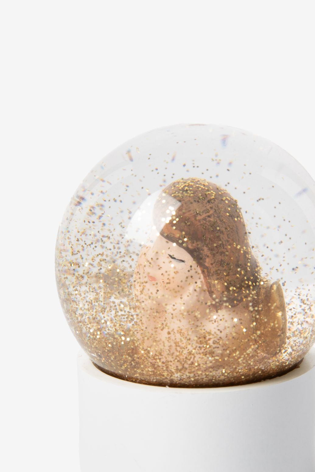 Schneekugel mit Engel small