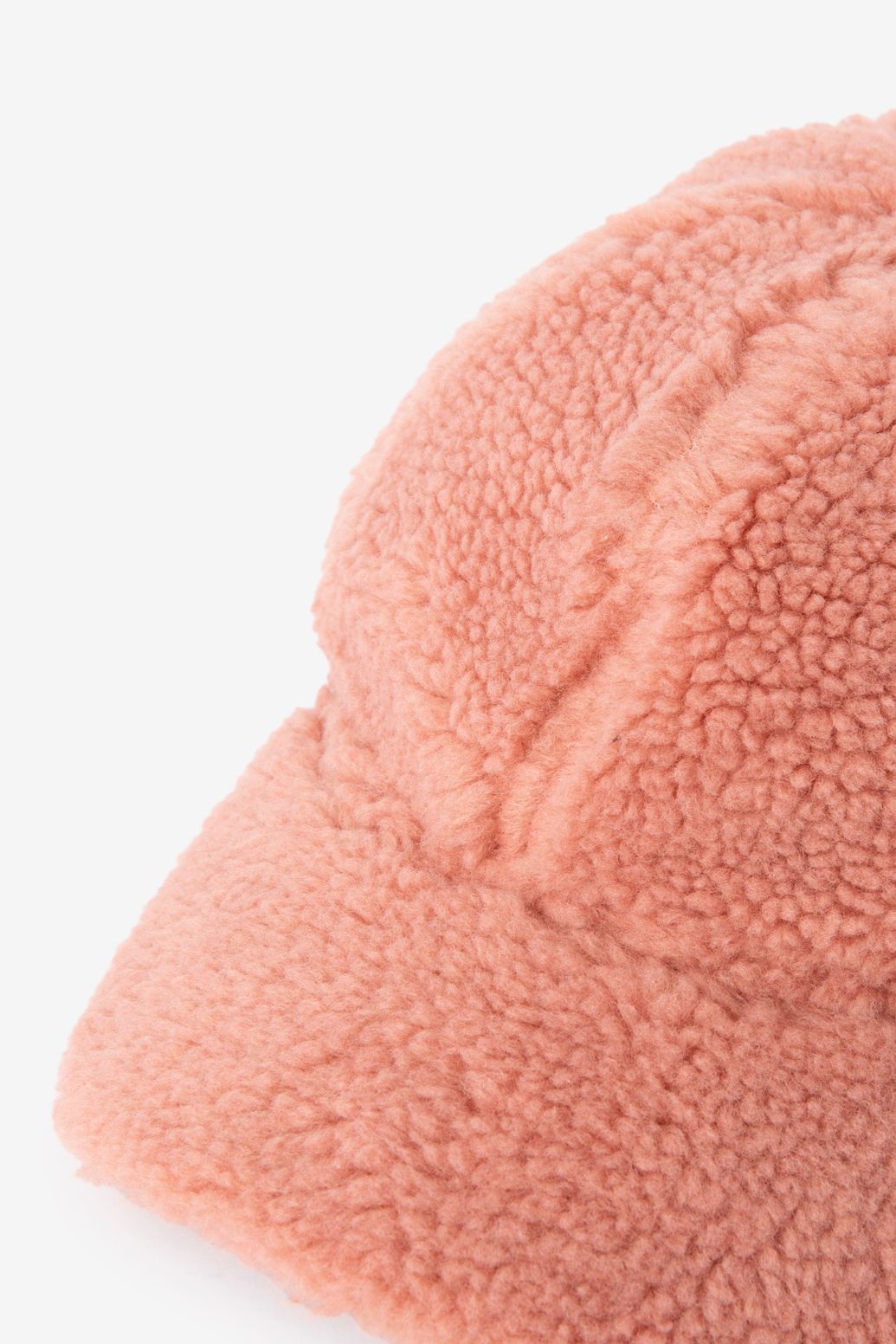 Casquette duveteuse - rose