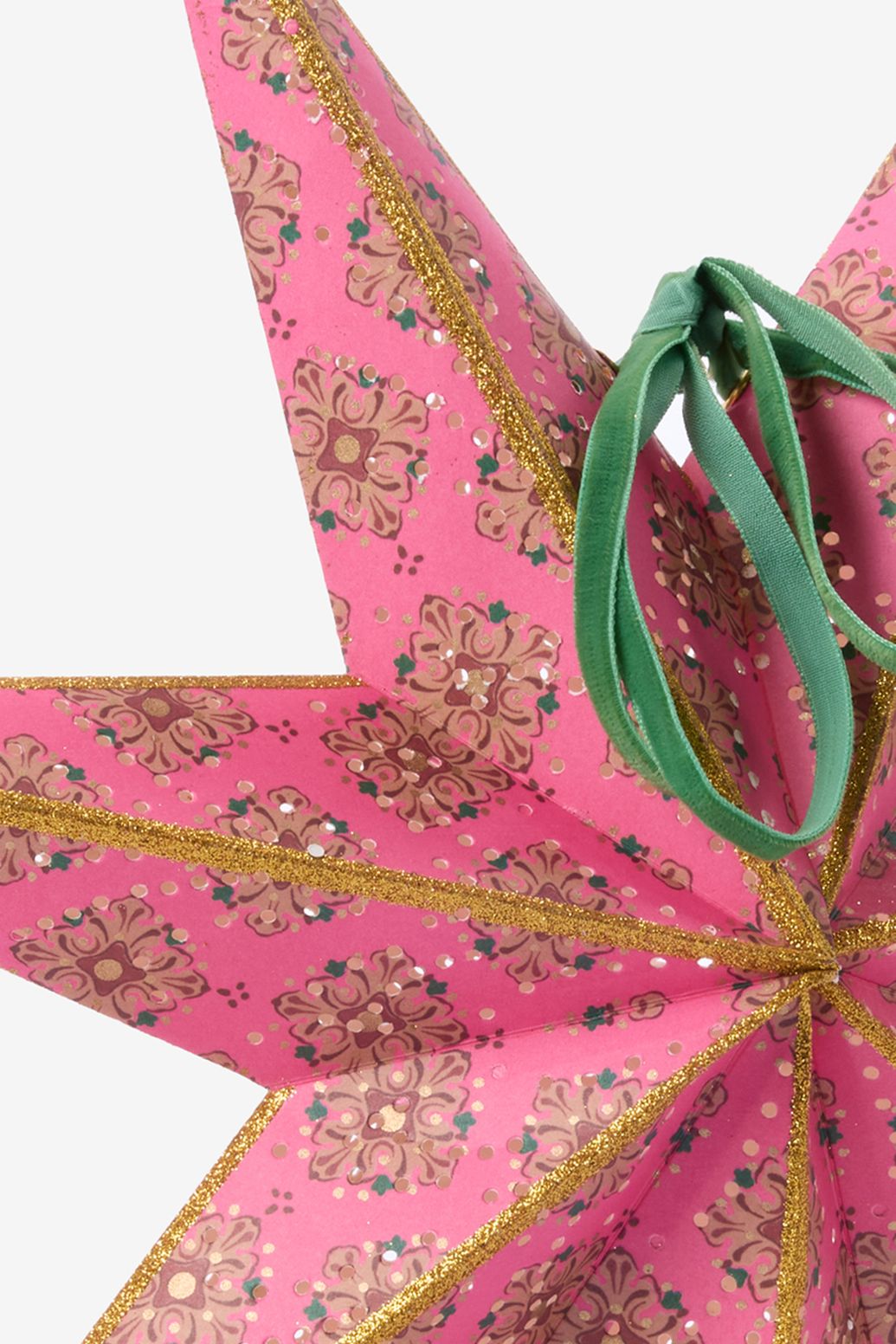 Petite étoile de Noël avec éclairage LED - rose