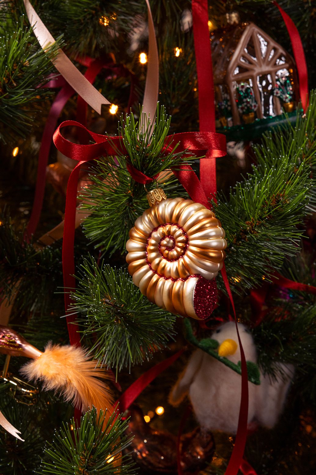 Weihnachtskugel Muschel