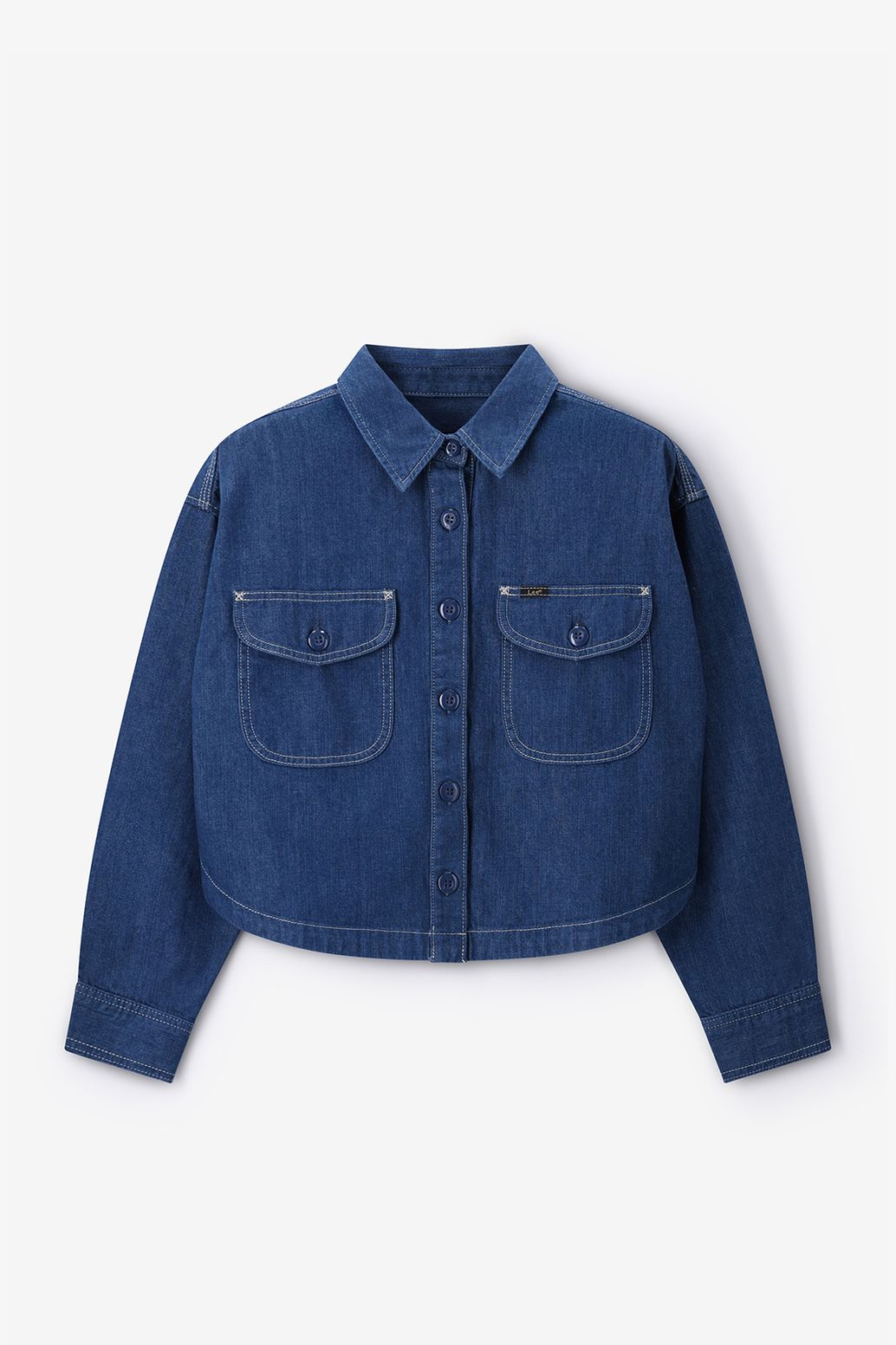 LEE Blouse en jean - bleu foncé