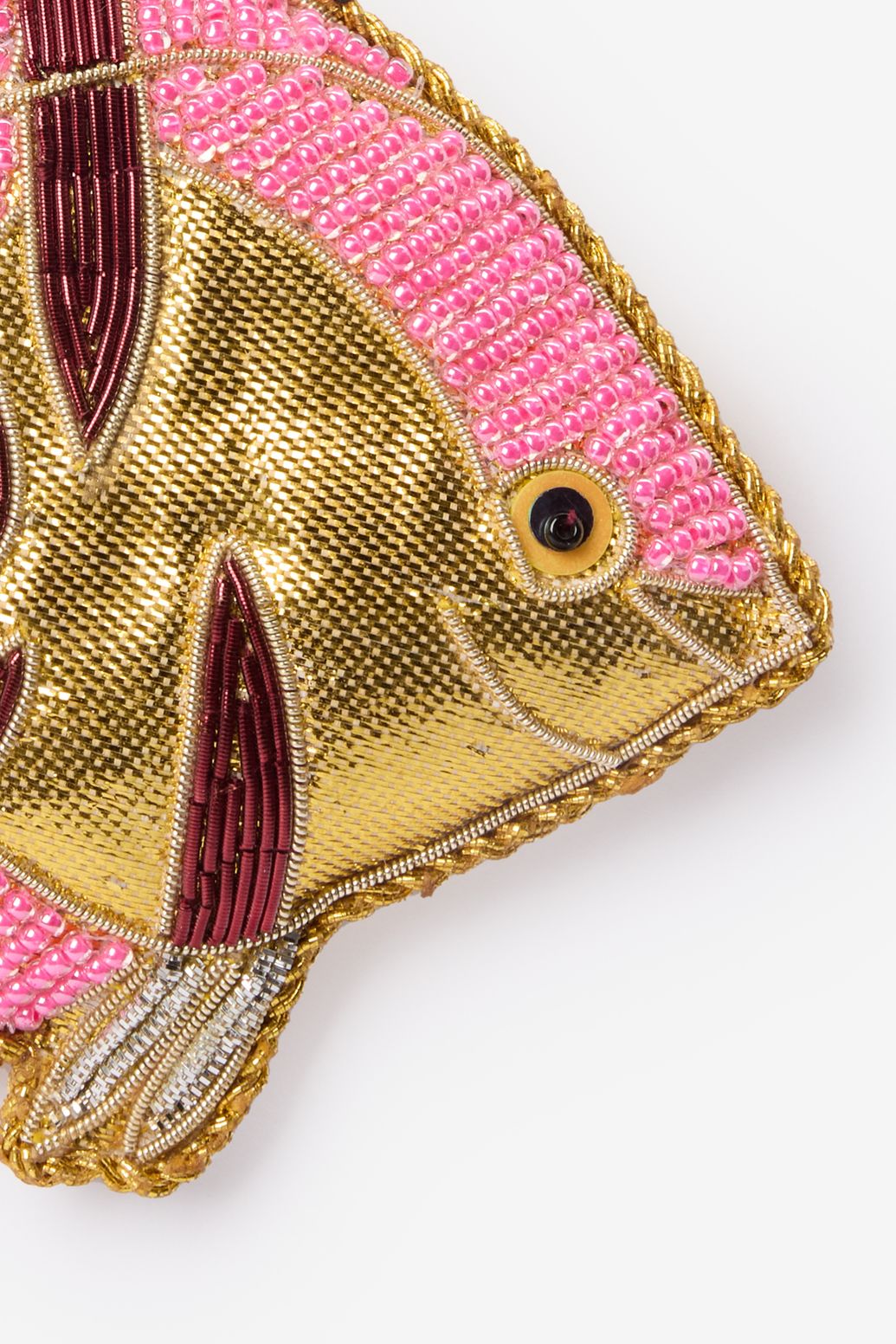 Weihnachtsornament Fisch - mehrfarbig