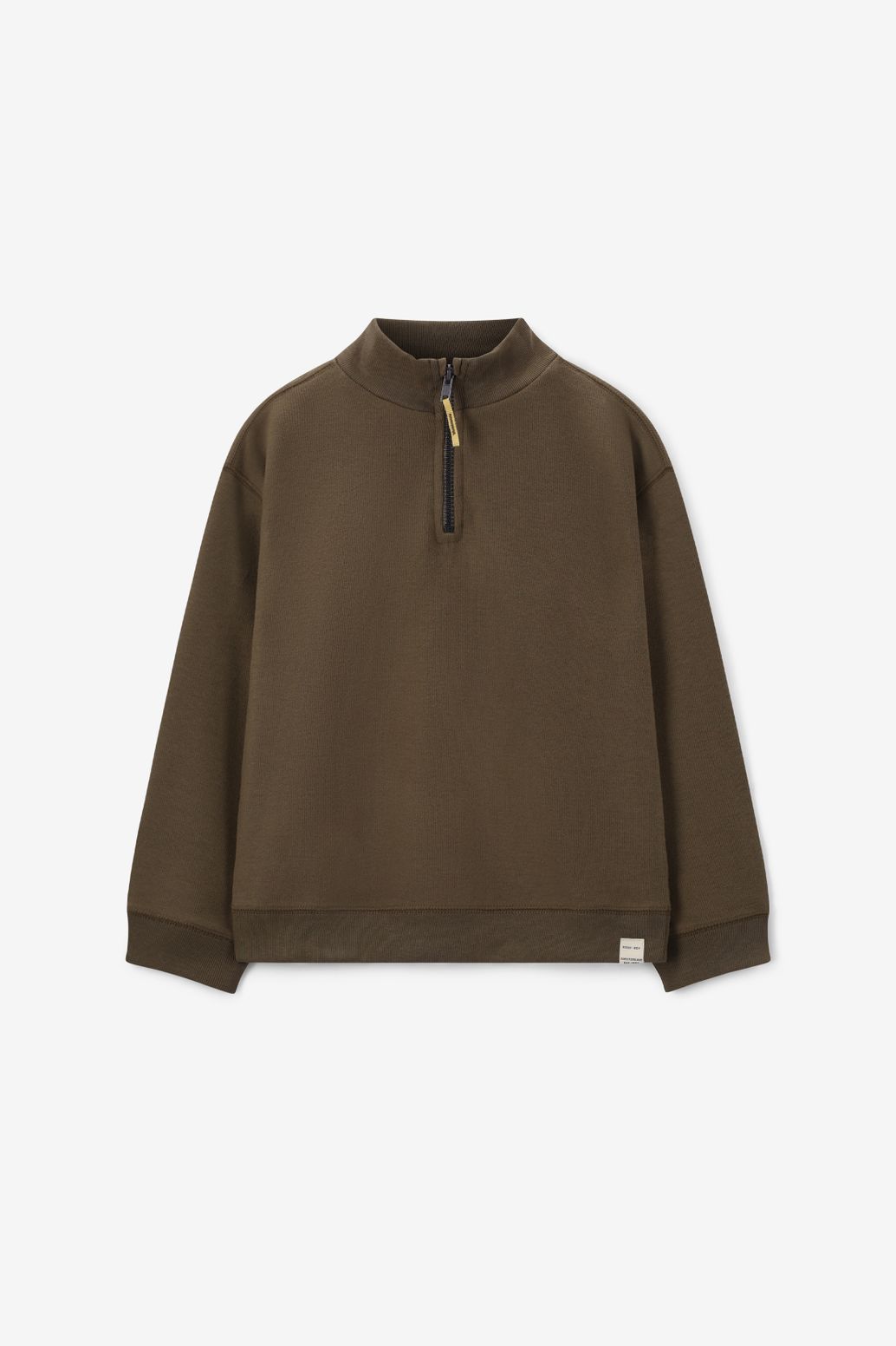 Sweat avec fermeture éclair - vert foncé