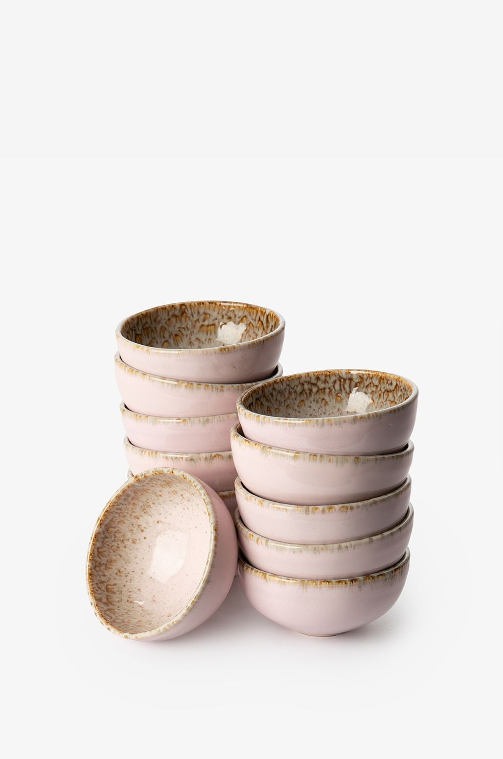 House of treasures Petits bols - rose clair