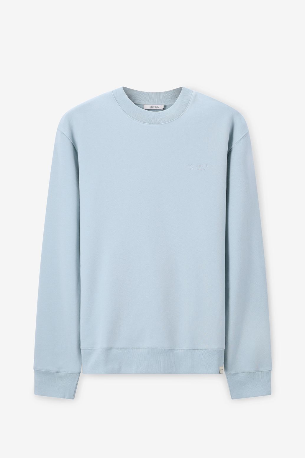 Sweat avec illustration - bleu clair