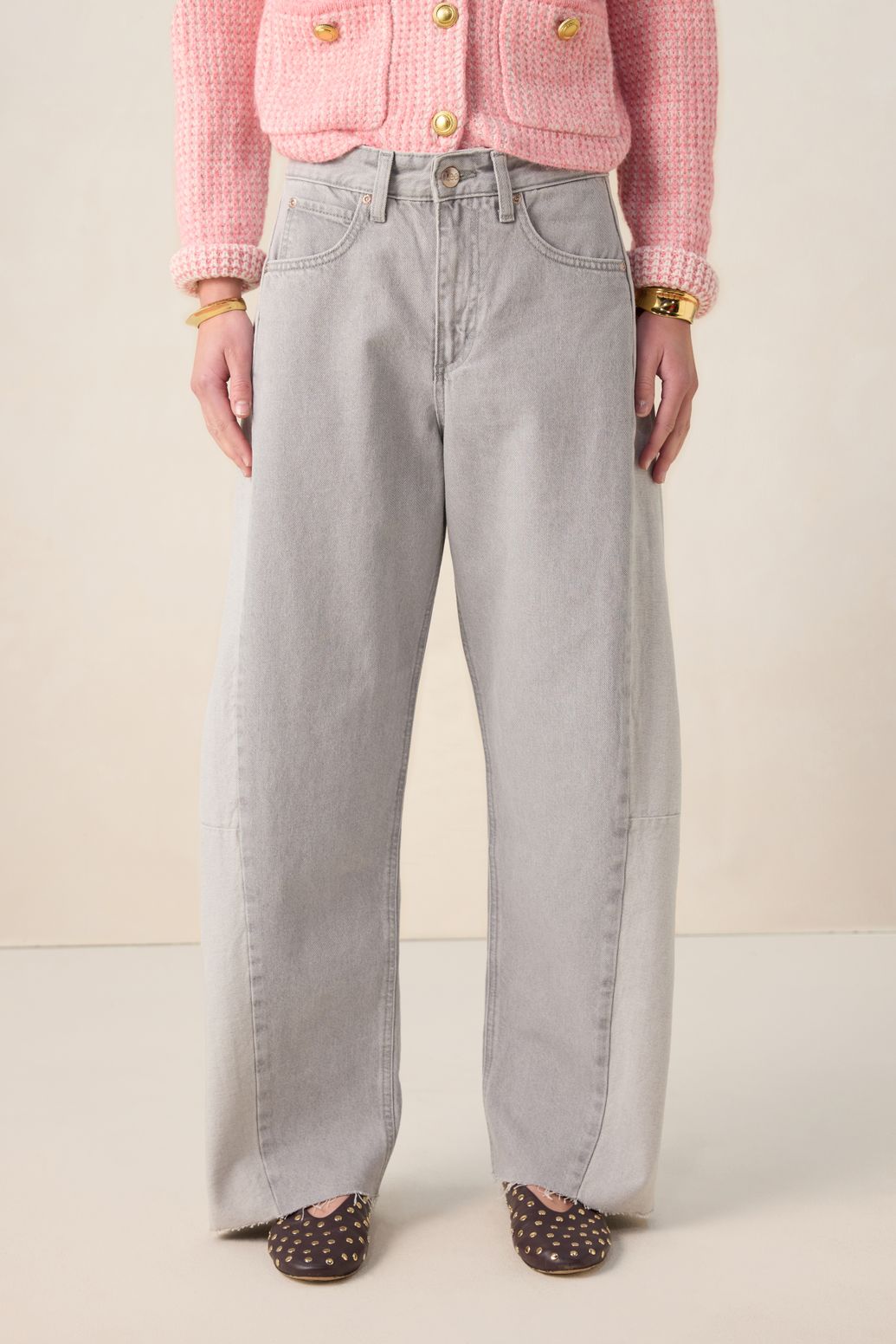 LEE Barrel Jeans - grau