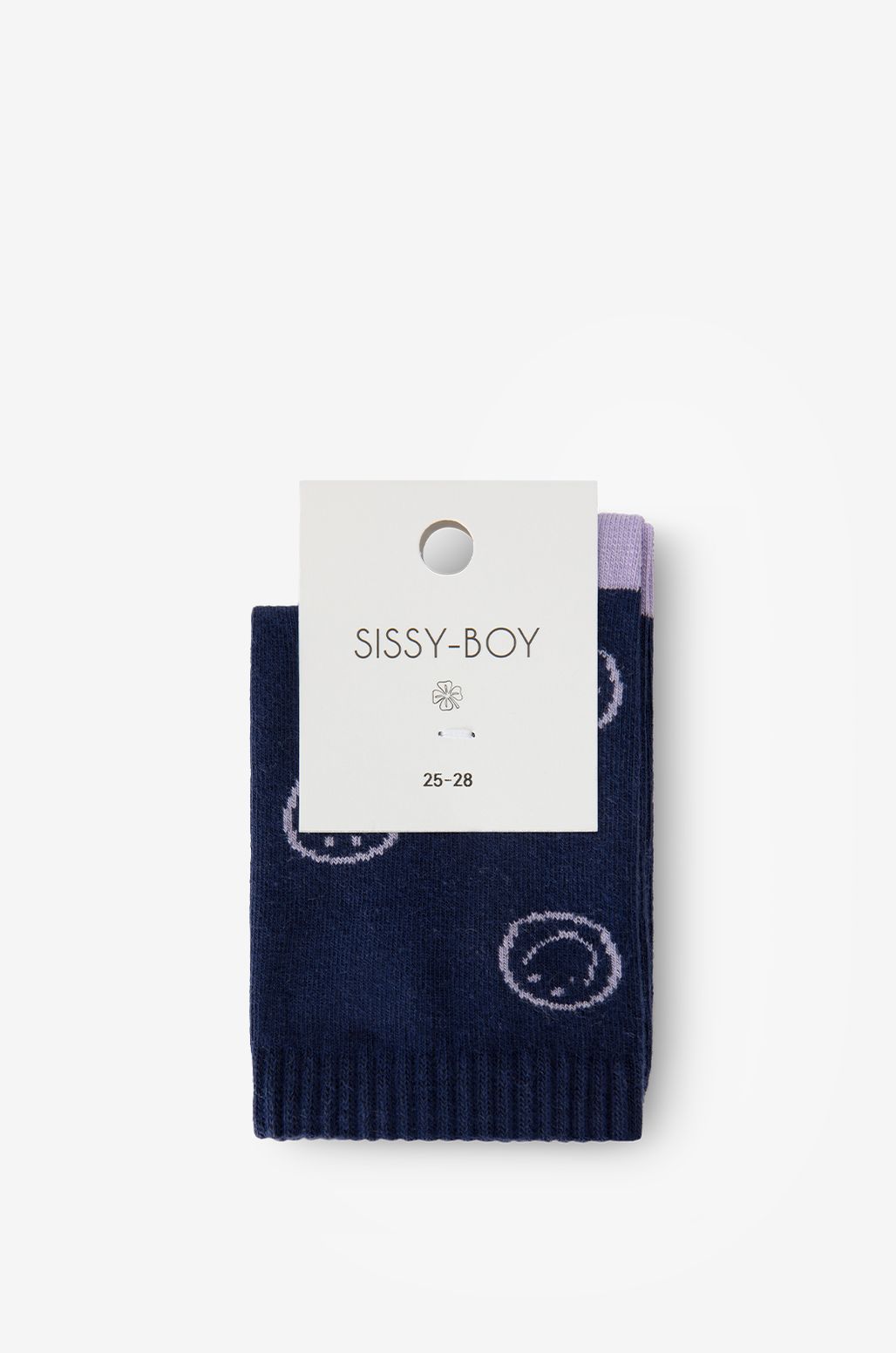 Chaussettes avec smileys - bleu foncé