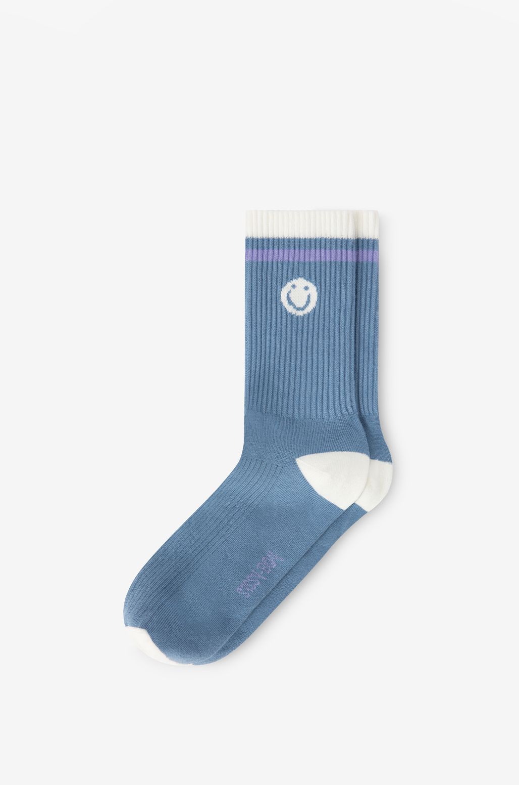Chaussettes avec smiley - bleu