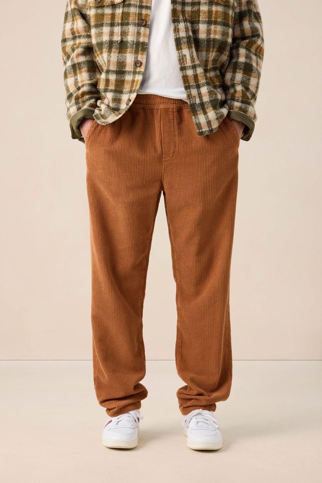 Cordhose - braun