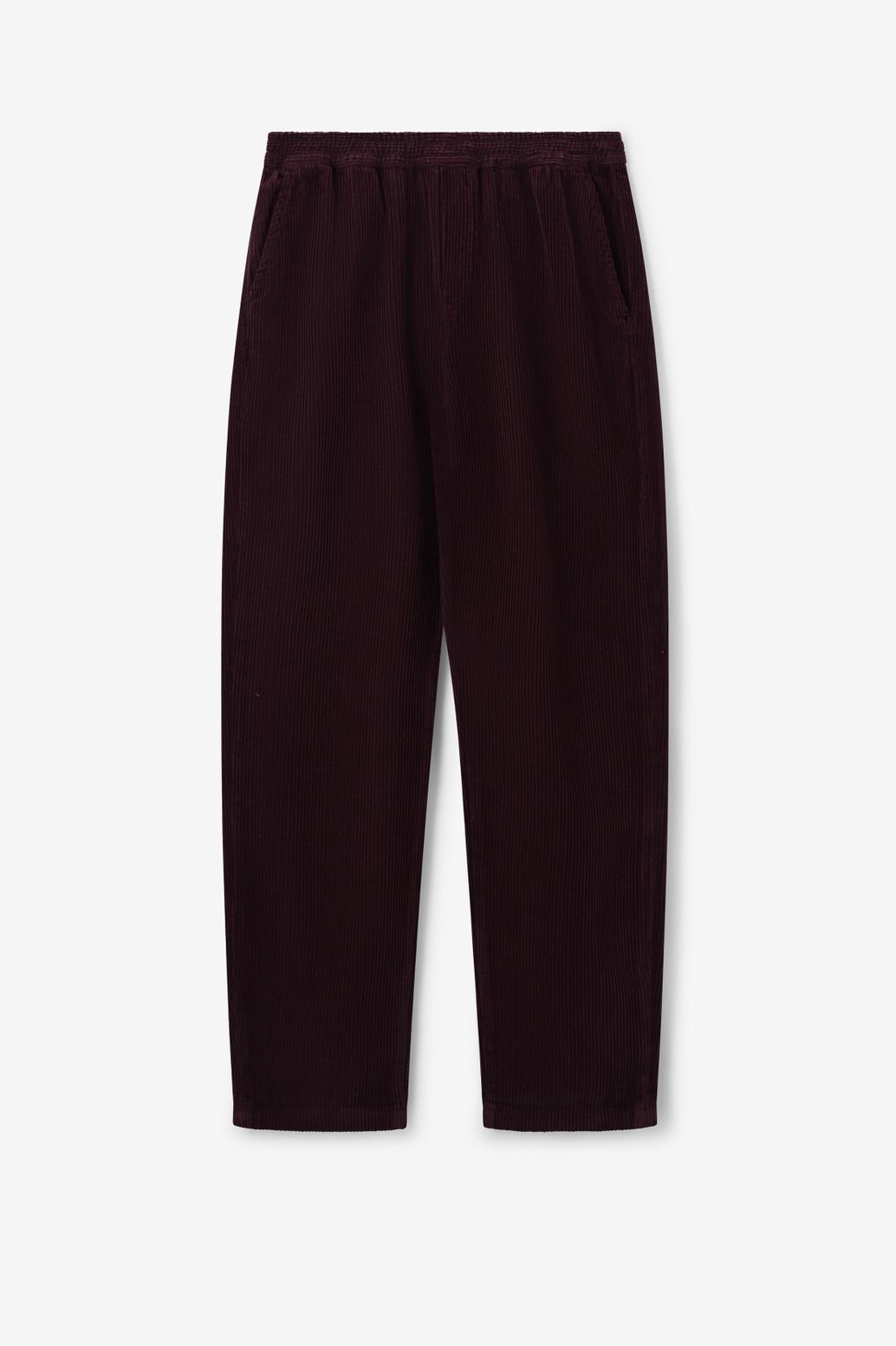 Donkerbruine corduroy broek