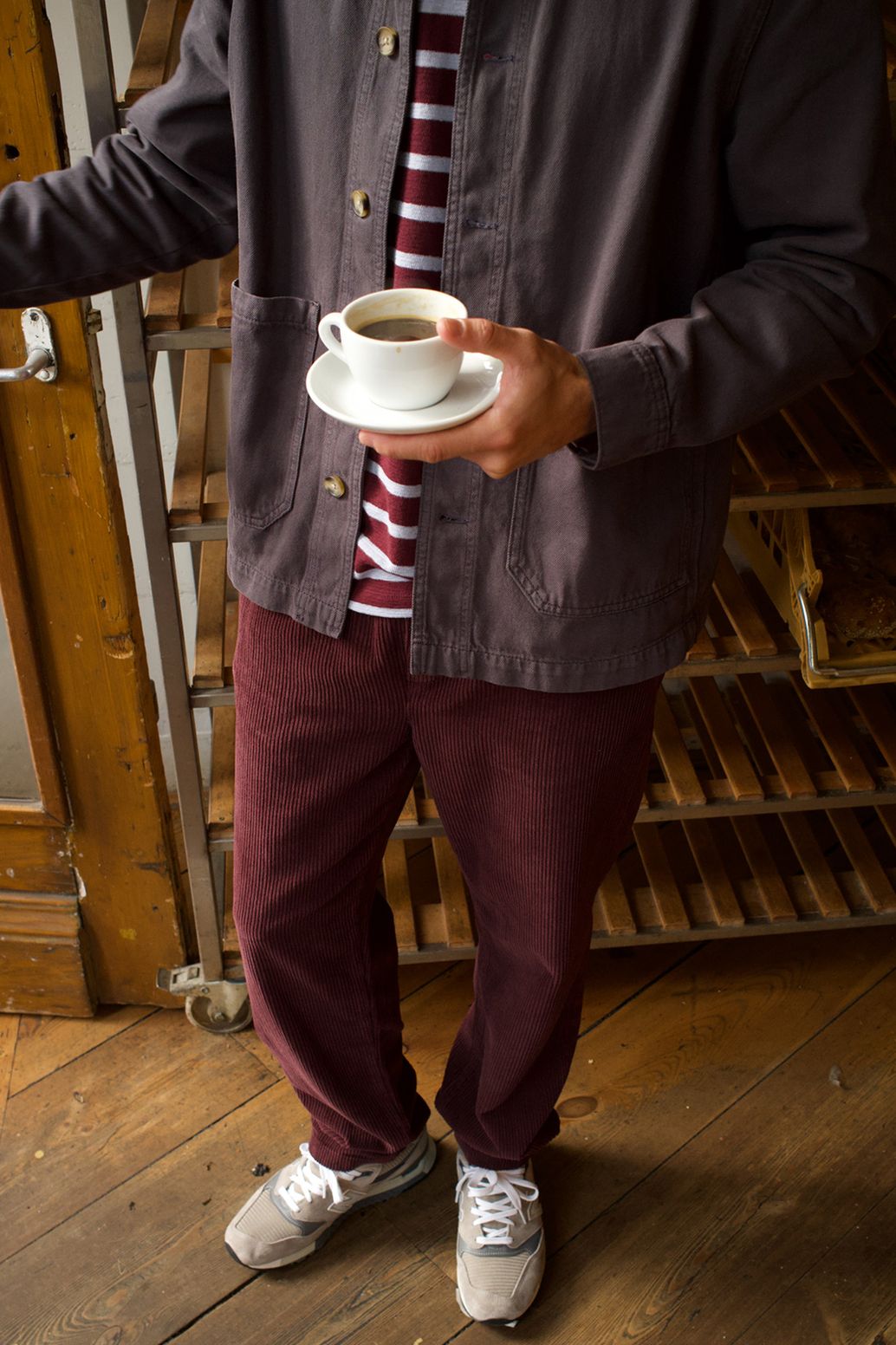 Cordhose - dunkelbraun