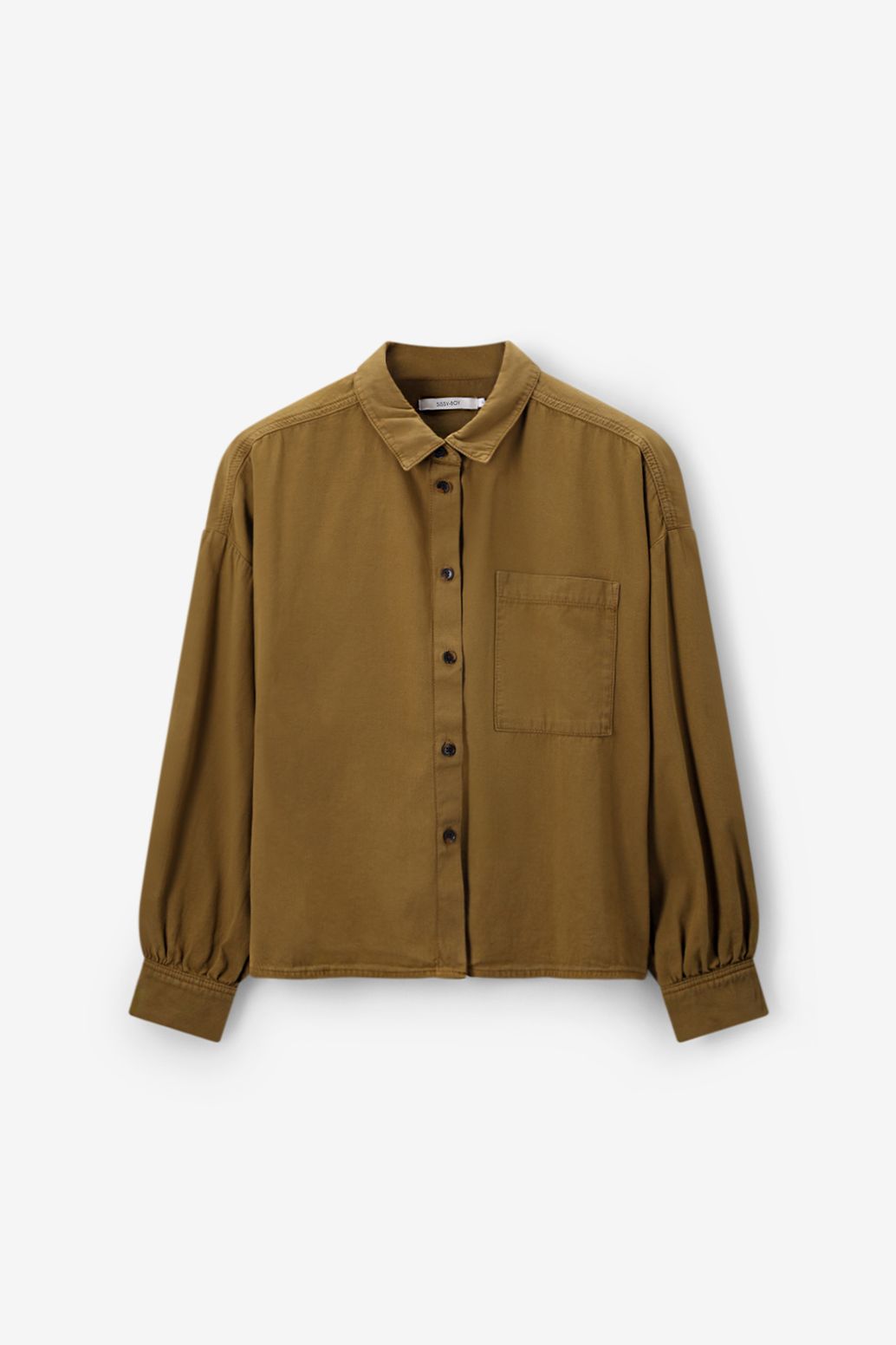 Blouse boxy - vert foncé