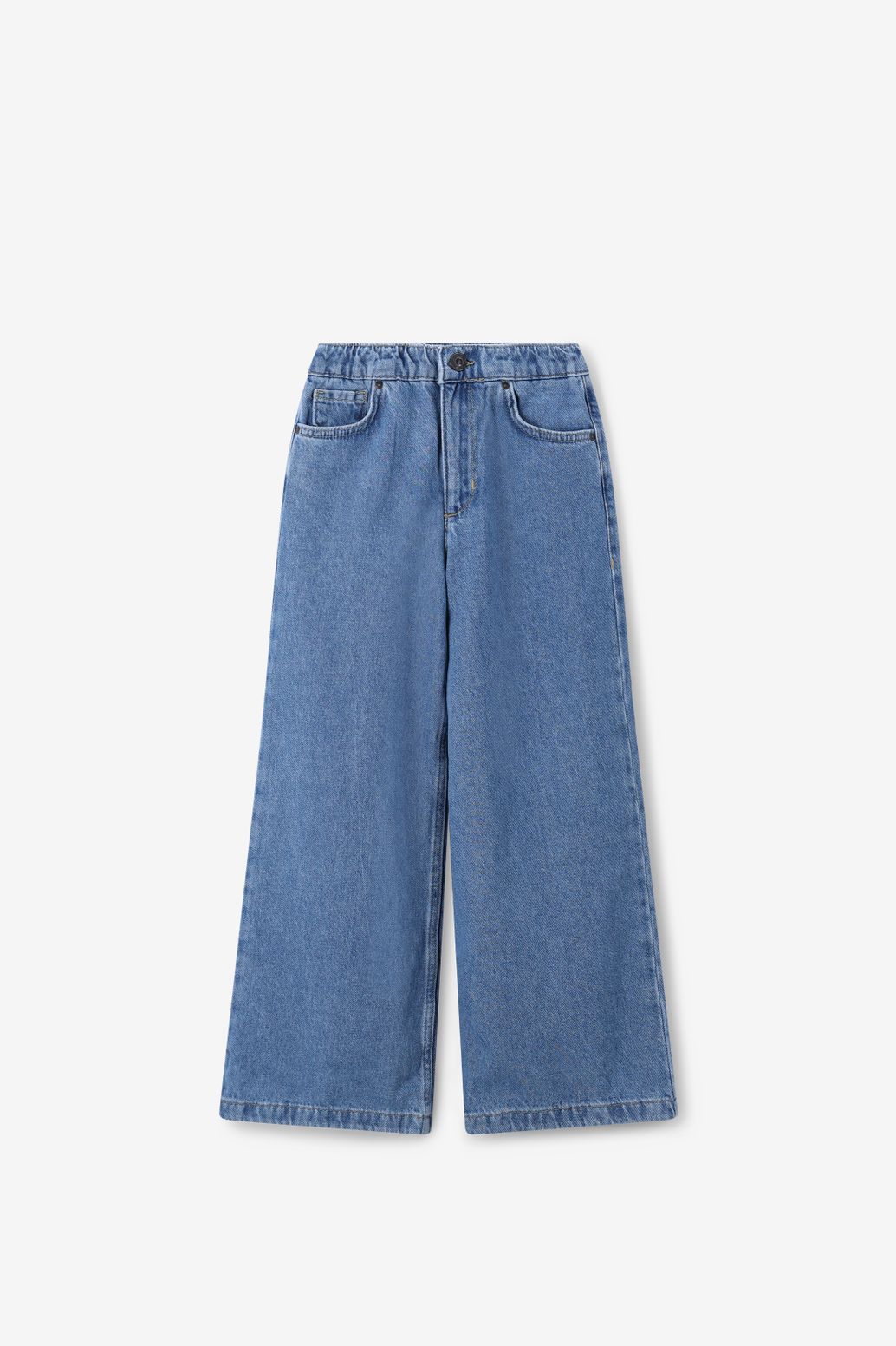 Jean jambes larges - bleu