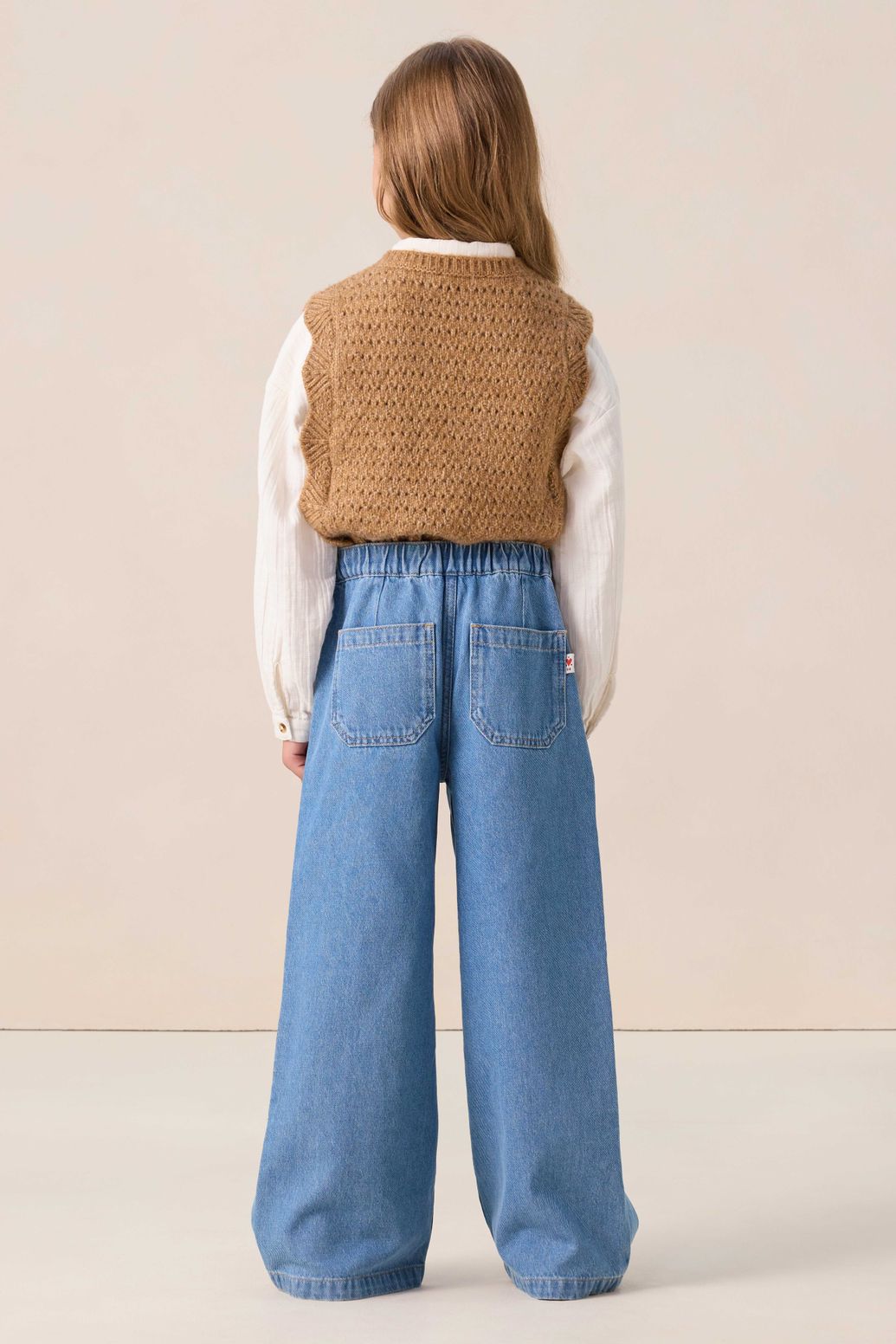 Jean jambes larges - bleu