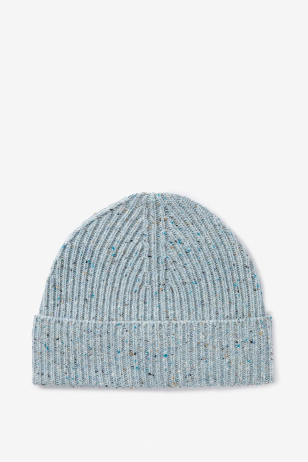 Bonnet en laine - bleu clair