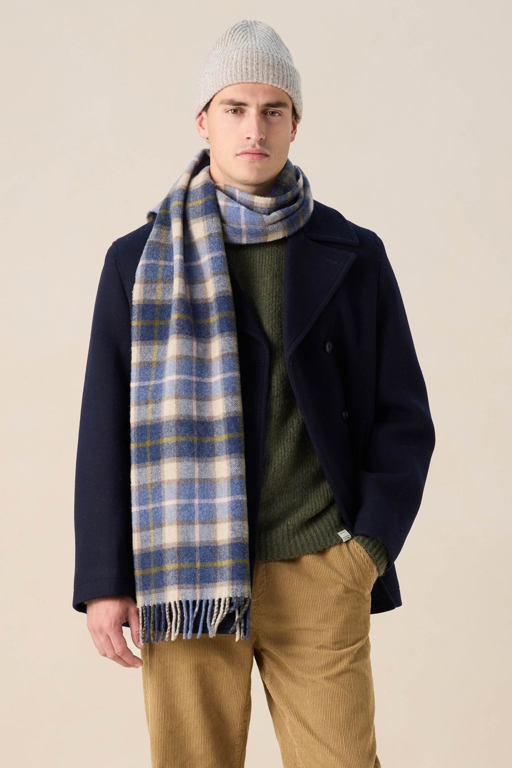 Wollmütze - hellgrau