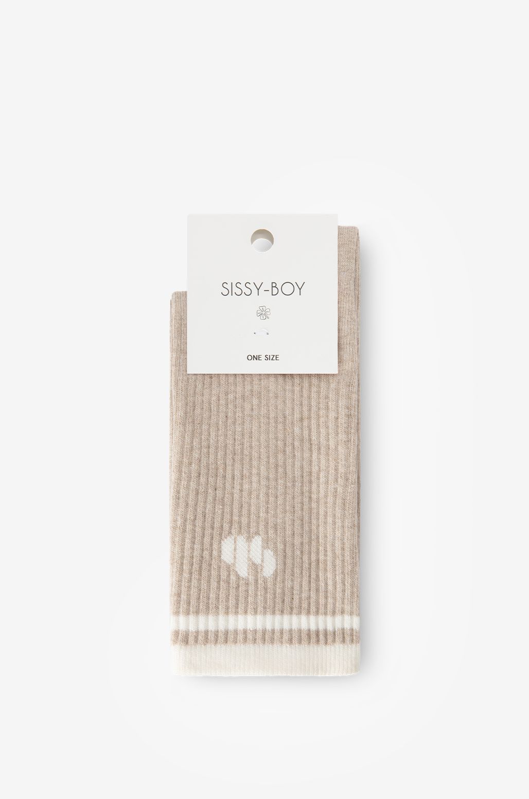 Socken mit Logo - braun