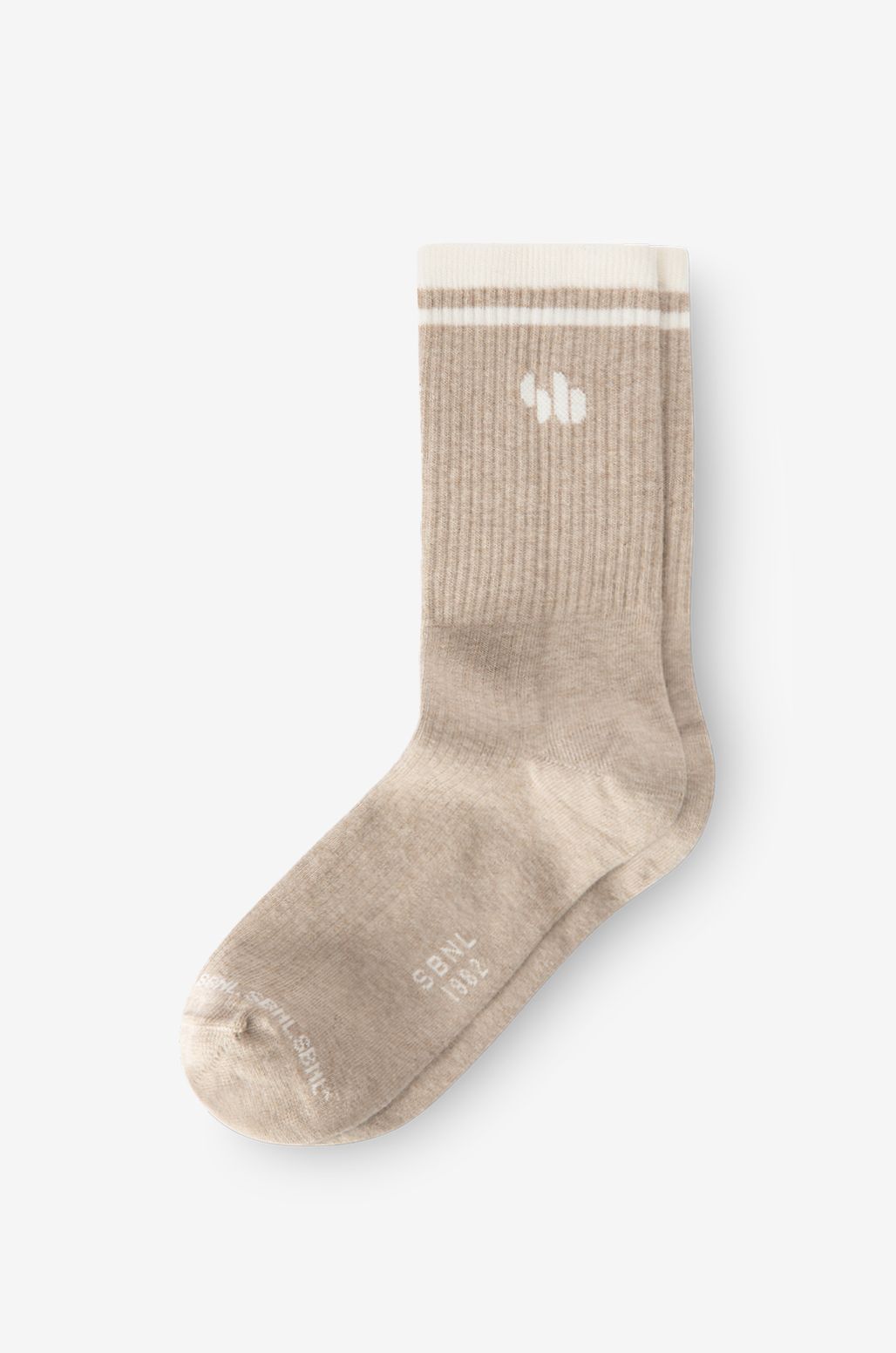 Socken mit Logo - braun