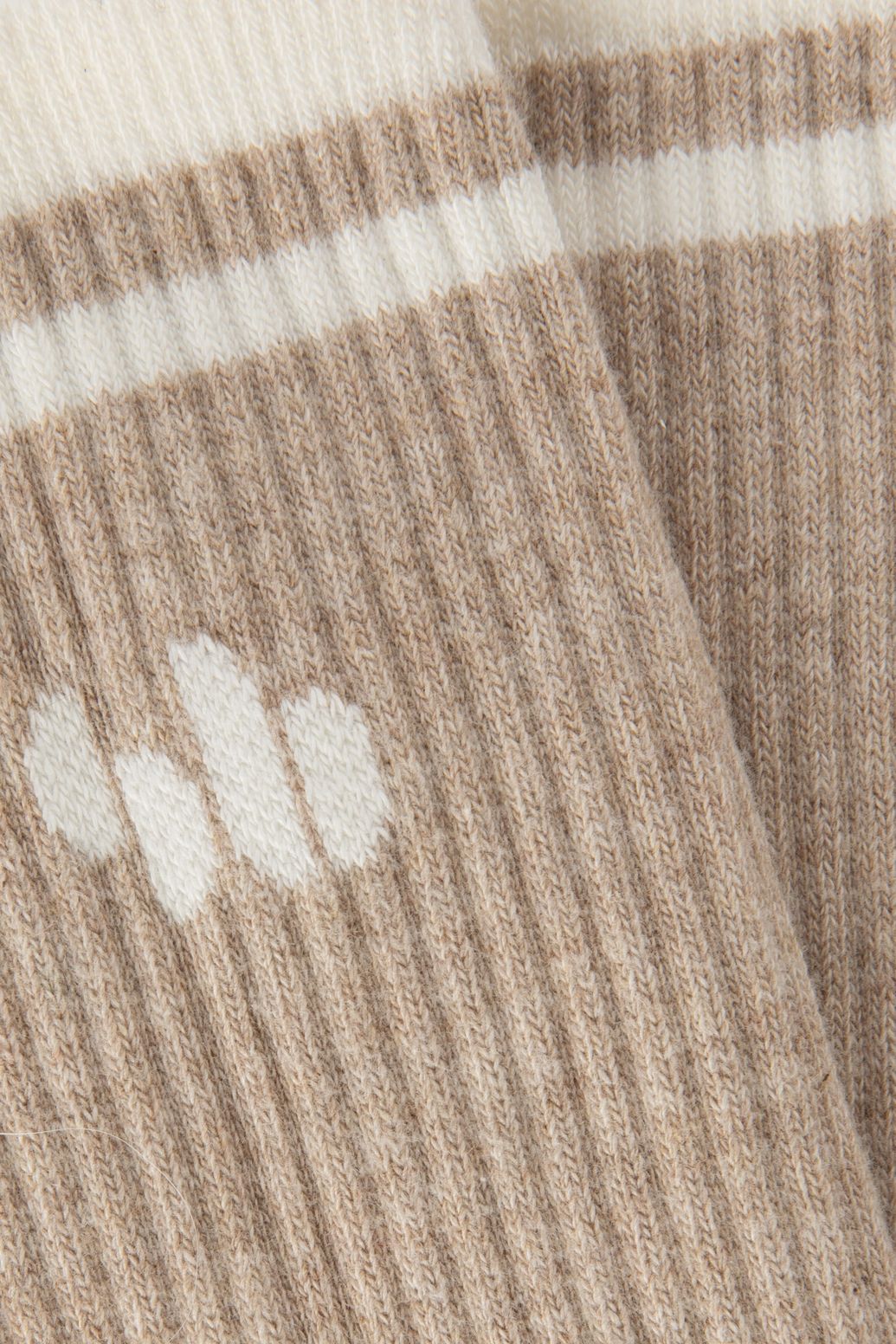 Socken mit Logo - braun