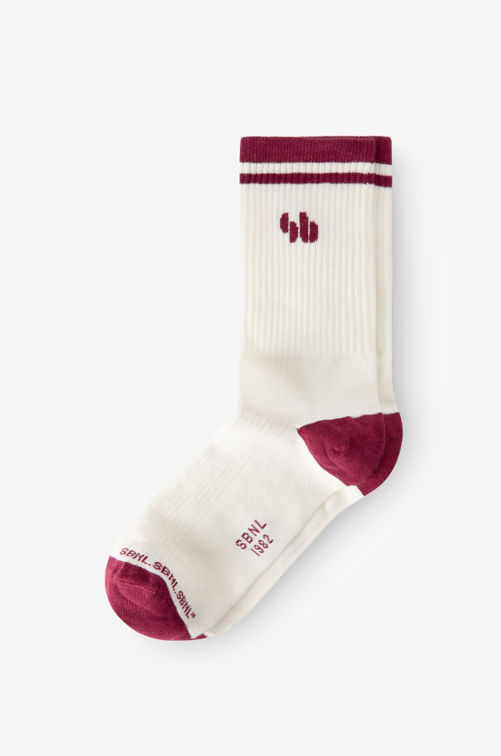Socken mit Logo - weiß