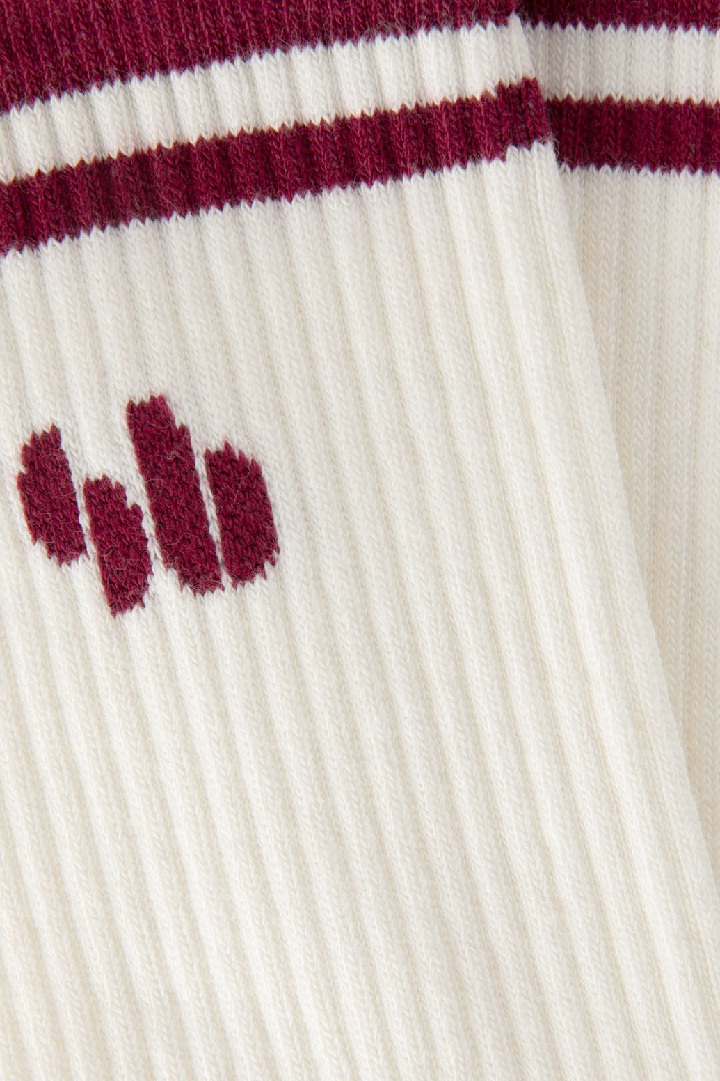 Socken mit Logo - weiß