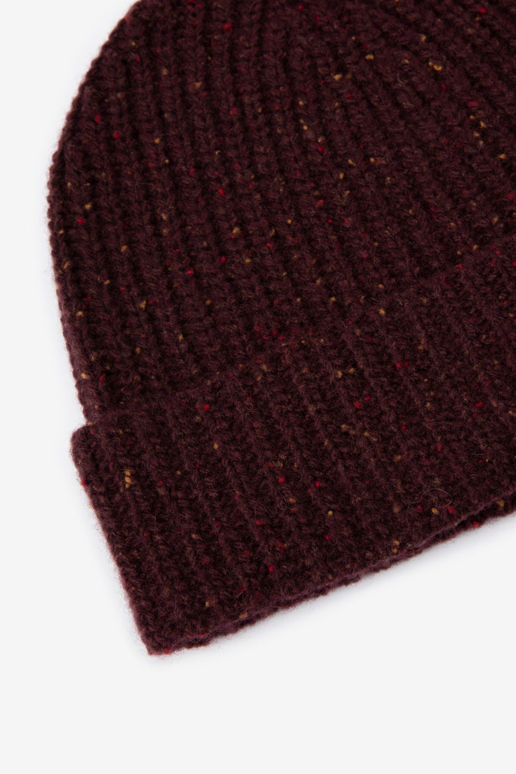 Wollmütze - dunkelrot